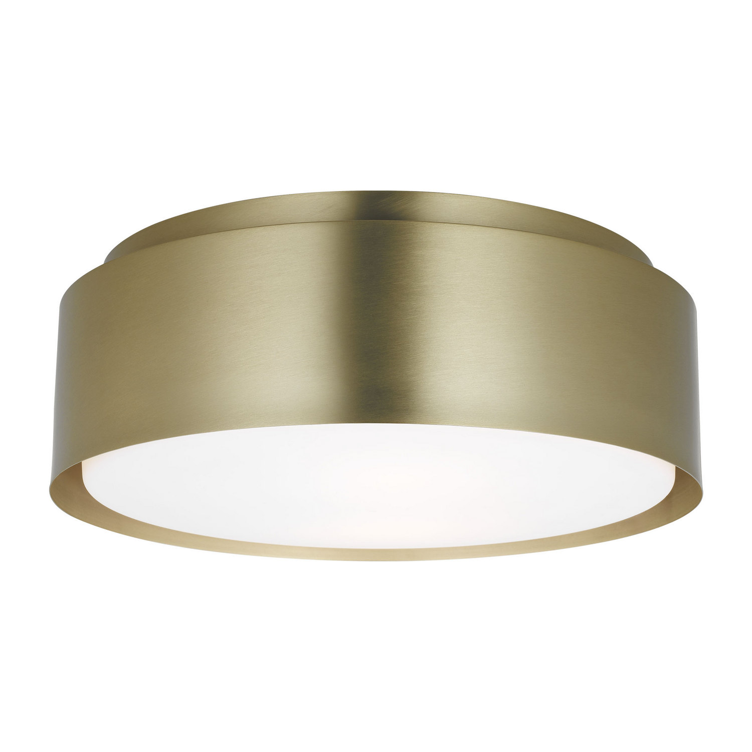 Satin Brass Flush Mount from the Dartmore Collection