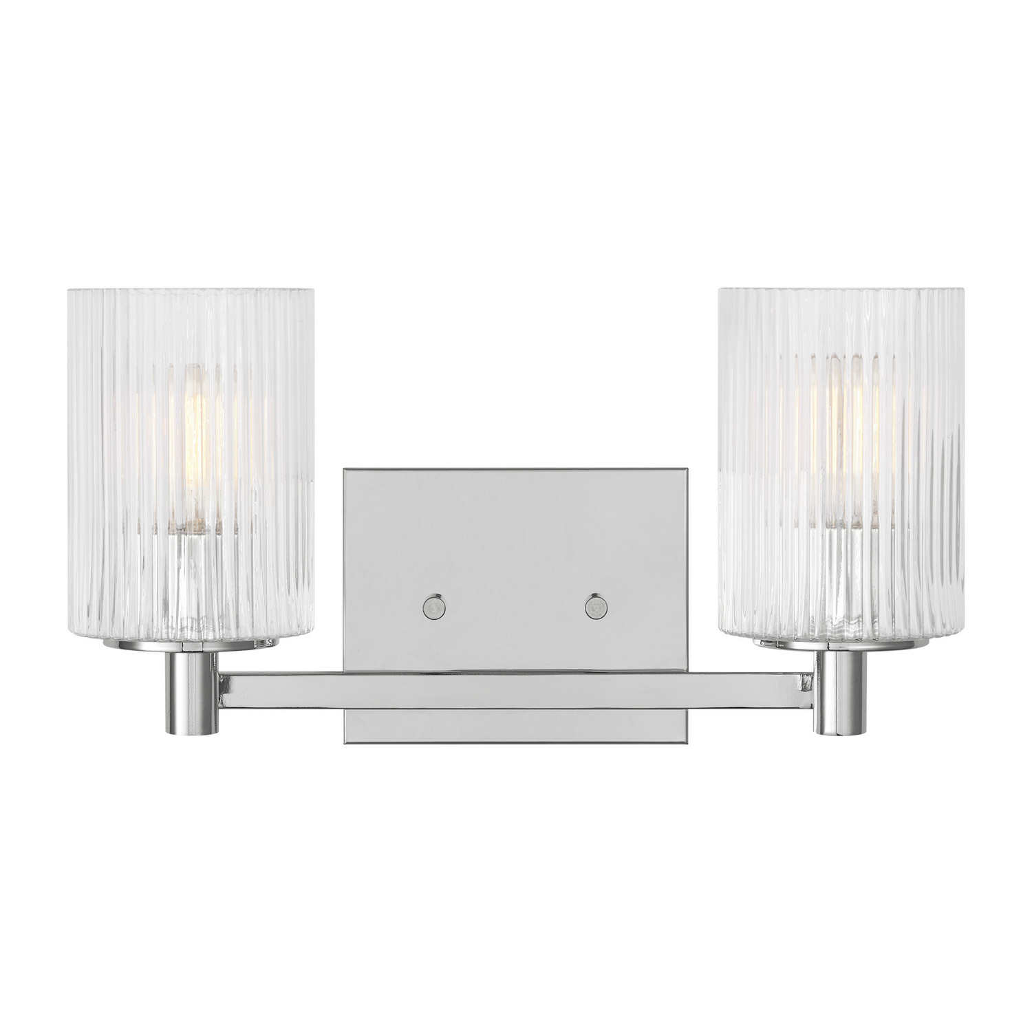 Generation Lighting GLV1042EN/CH Lando 2 Light 14.25 inch Chrome Wall Bath Fixture Wall Light