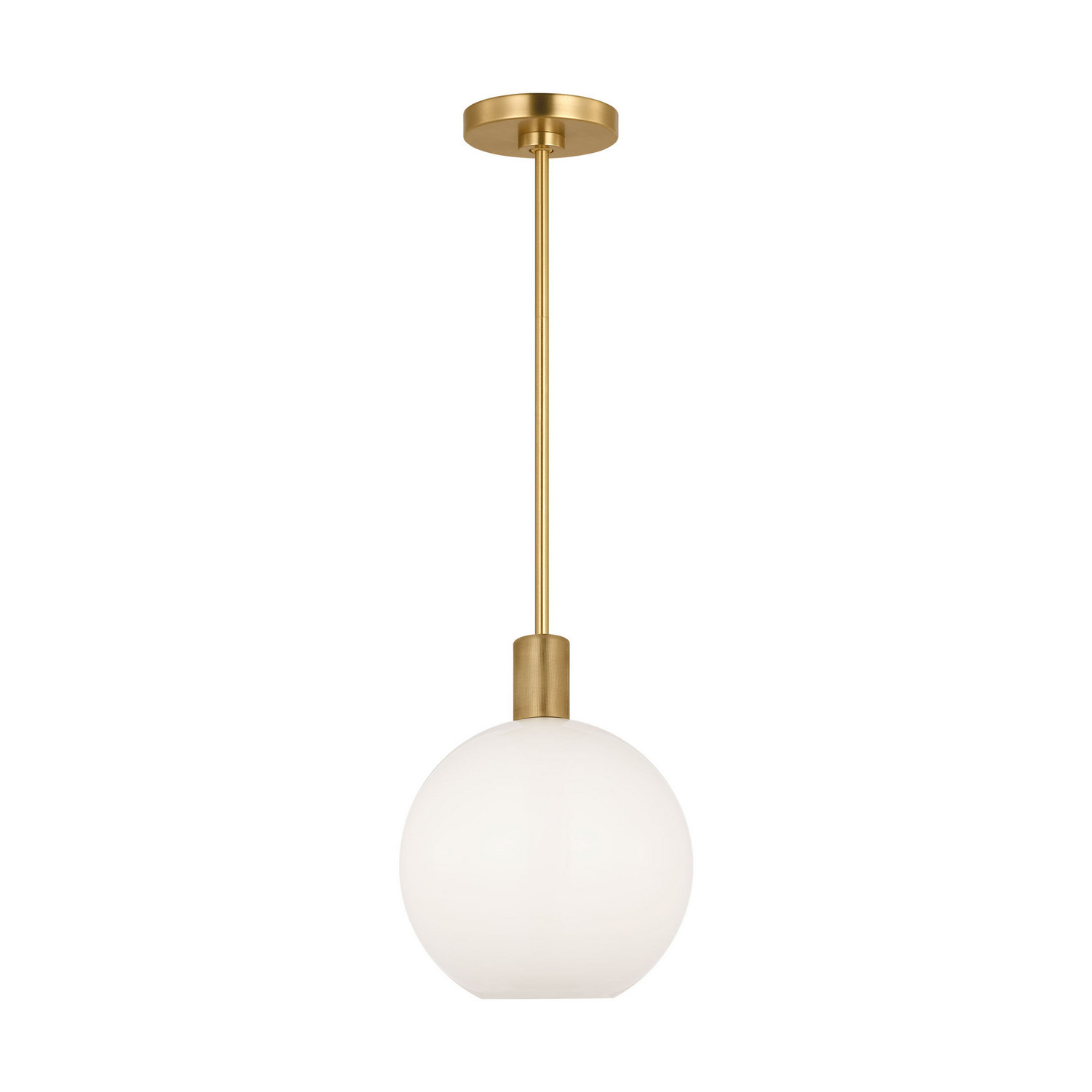 Satin Brass Pendant from the Colewood Collection
