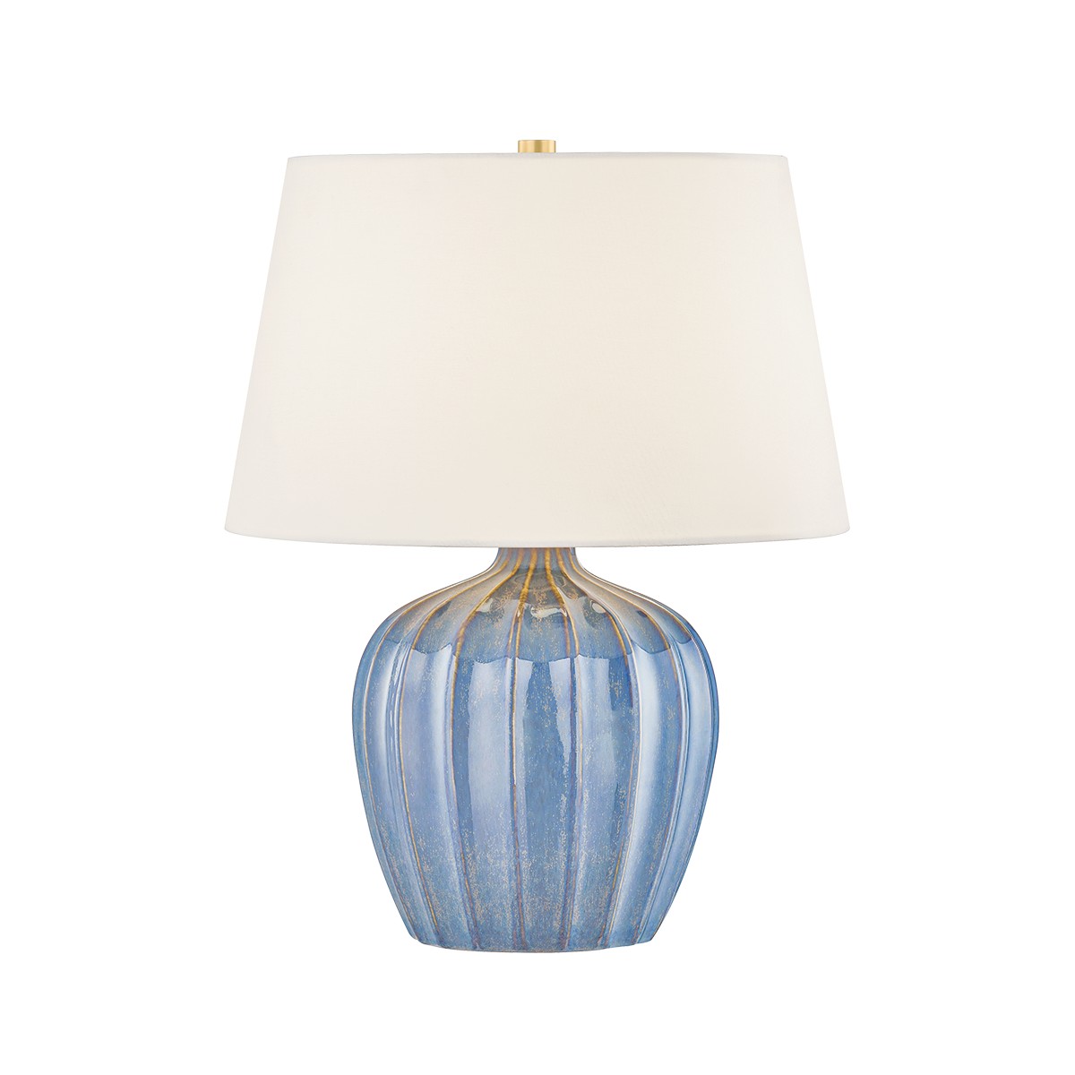 Photos - Floodlight / Street Light SPRING Mitzi Aged Brass Ceramic  Lake Table Lamp from the Myla Collection HL1029201-AGB/CSL 