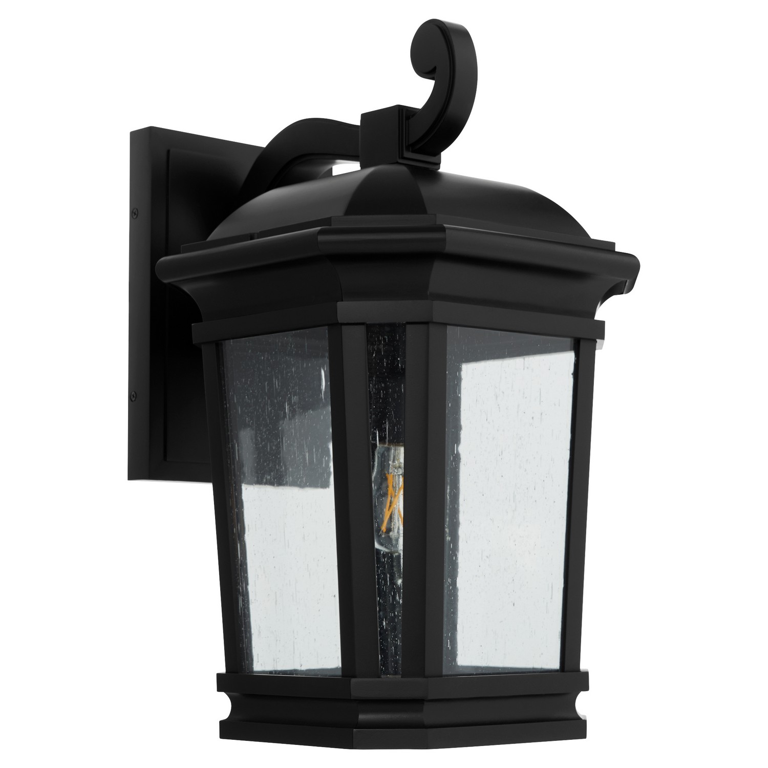 Quorum 714-12-59 Murphy 1 Light 20 inch Matte Black Outdoor Wall Lantern