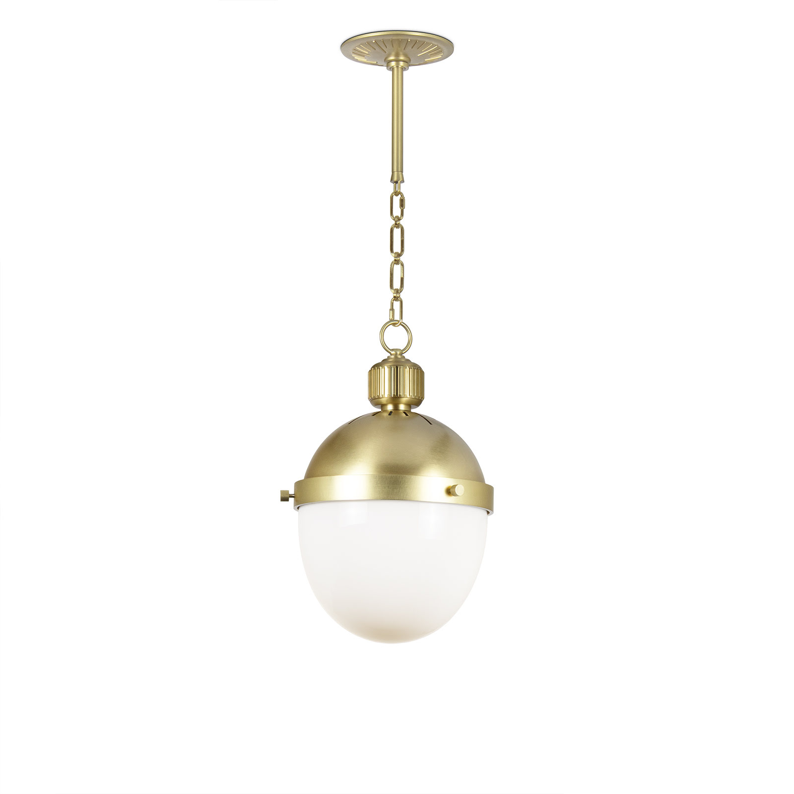 Photos - Chandelier / Lamp Wide Regina Andrew Detroit Natural Brass Pendant from the Otis Collection 16-1117NB 