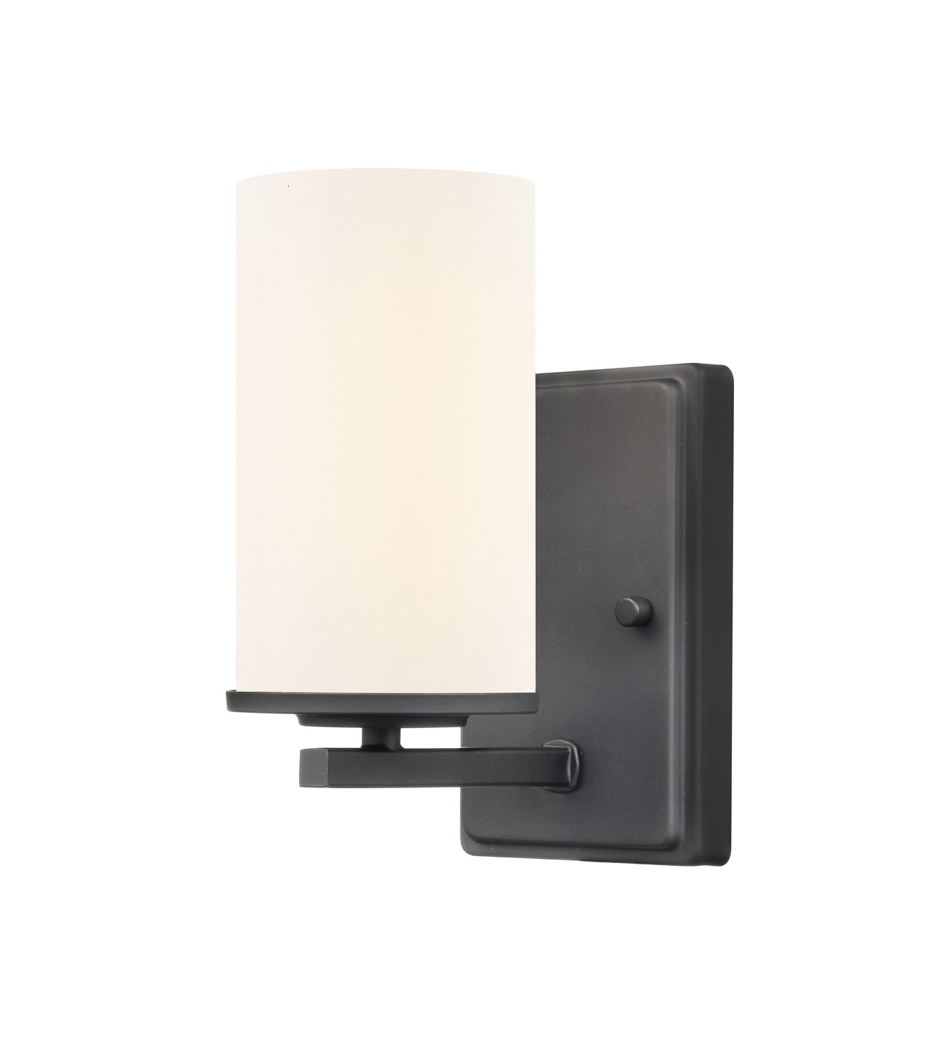 Photos - Chandelier / Lamp Millenium Millennium Lighting Matte Black Wall Sconce from the Verlana Collection 2701WG-MB 