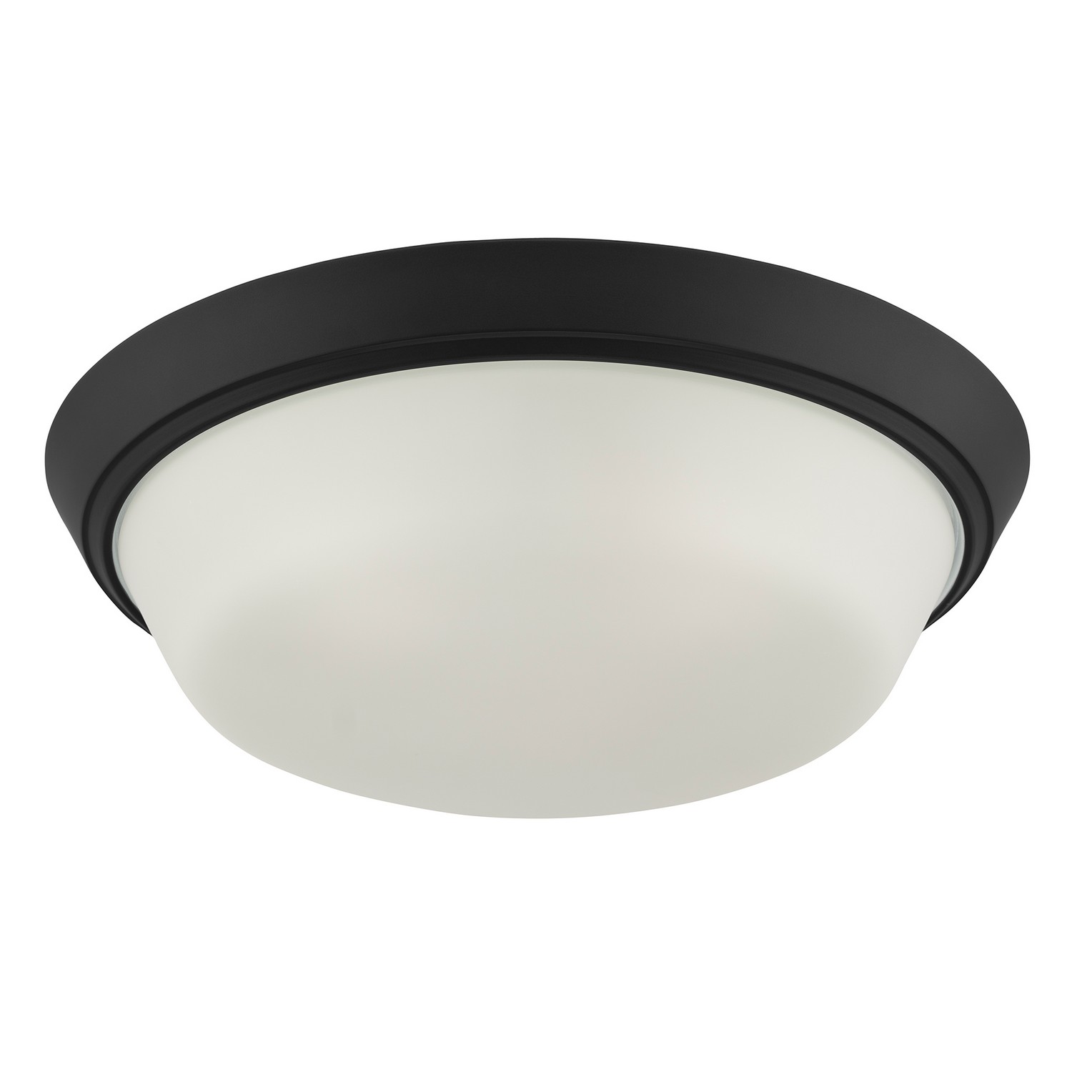 Black LED Flush Mount from the Edessa Collection