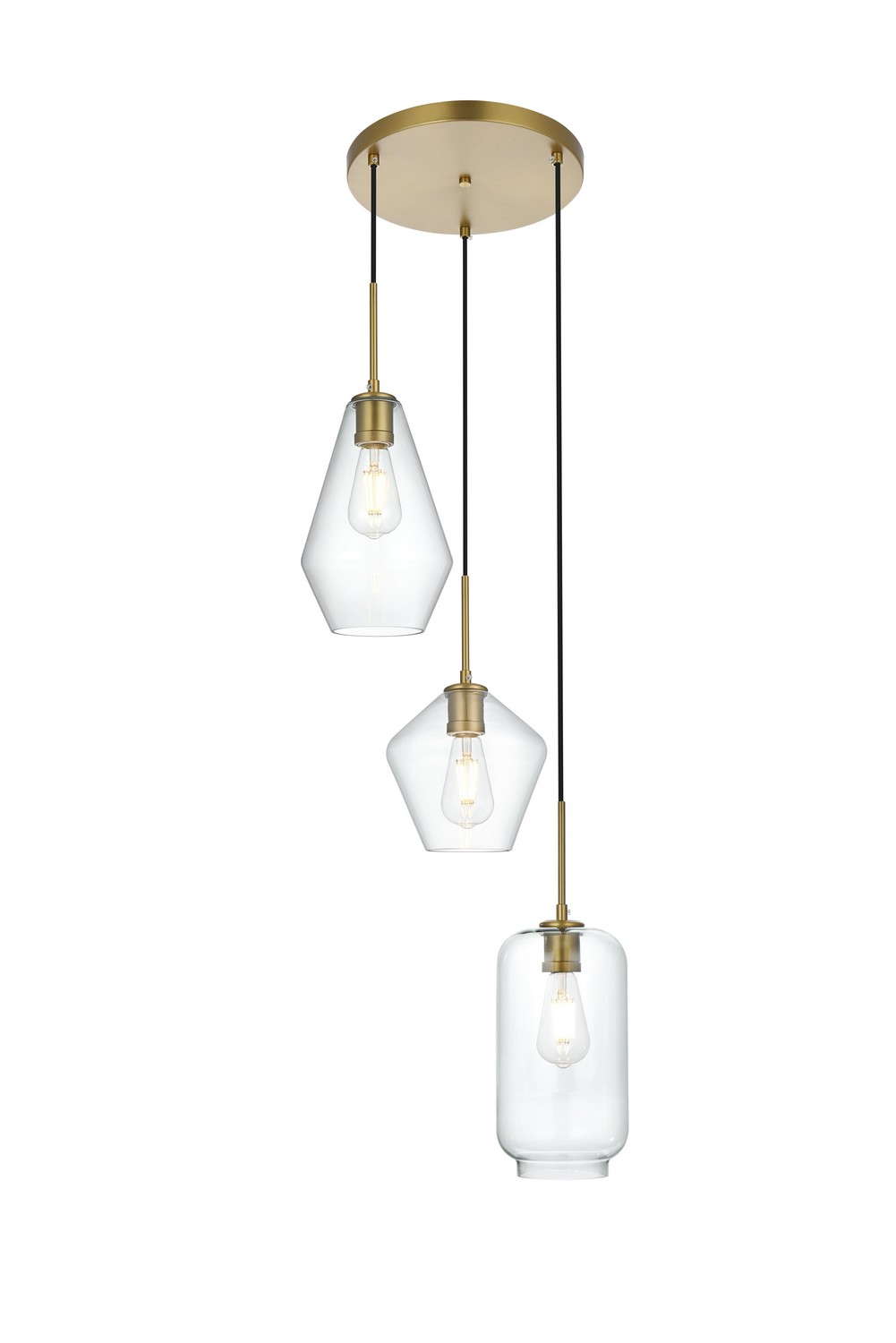 Satin Gold Pendant from the Gene Collection