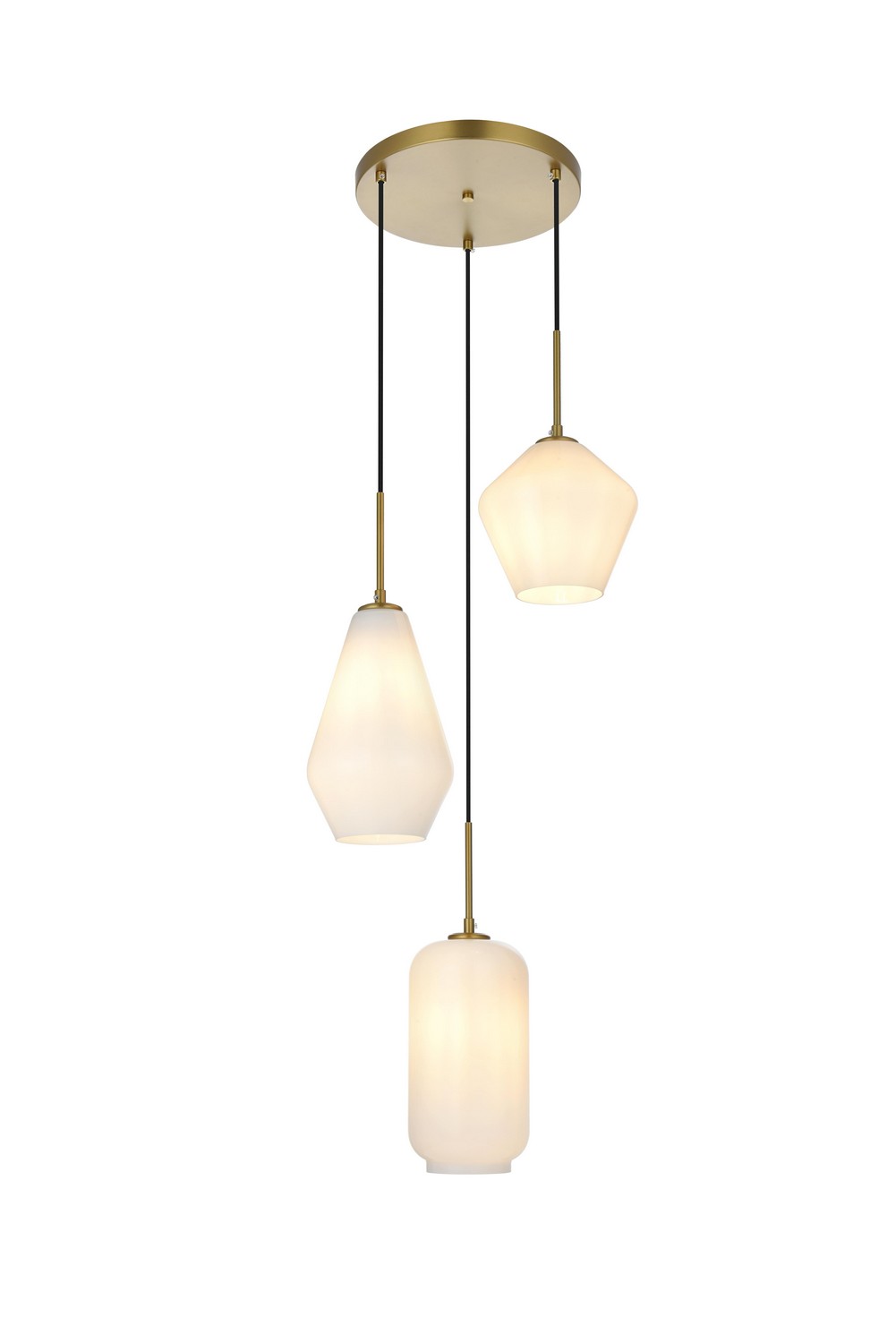 Satin Gold Pendant from the Gene Collection