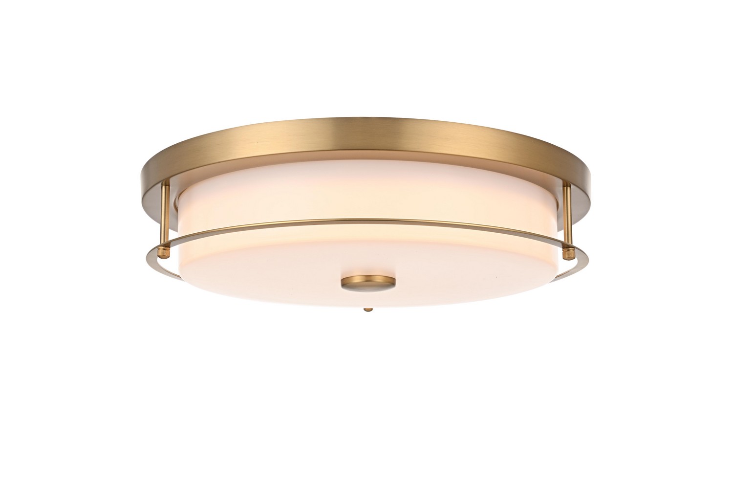 Satin Gold LED Flush Mount from the Kolson Collection