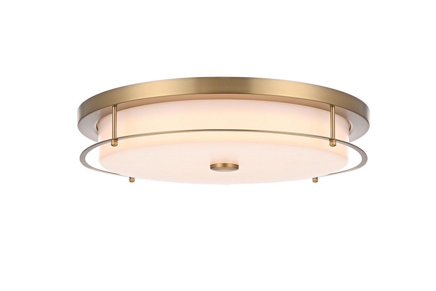 Satin Gold LED Flush Mount from the Kolson Collection