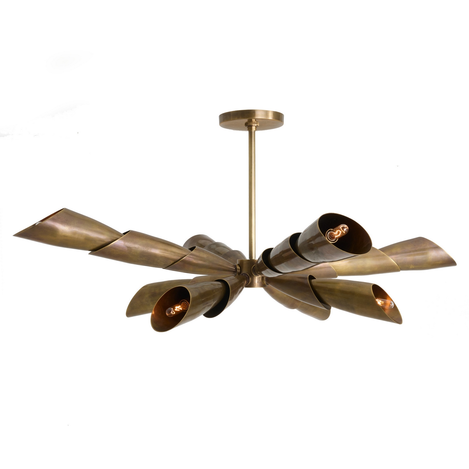 Vintage Brass Flush… - image