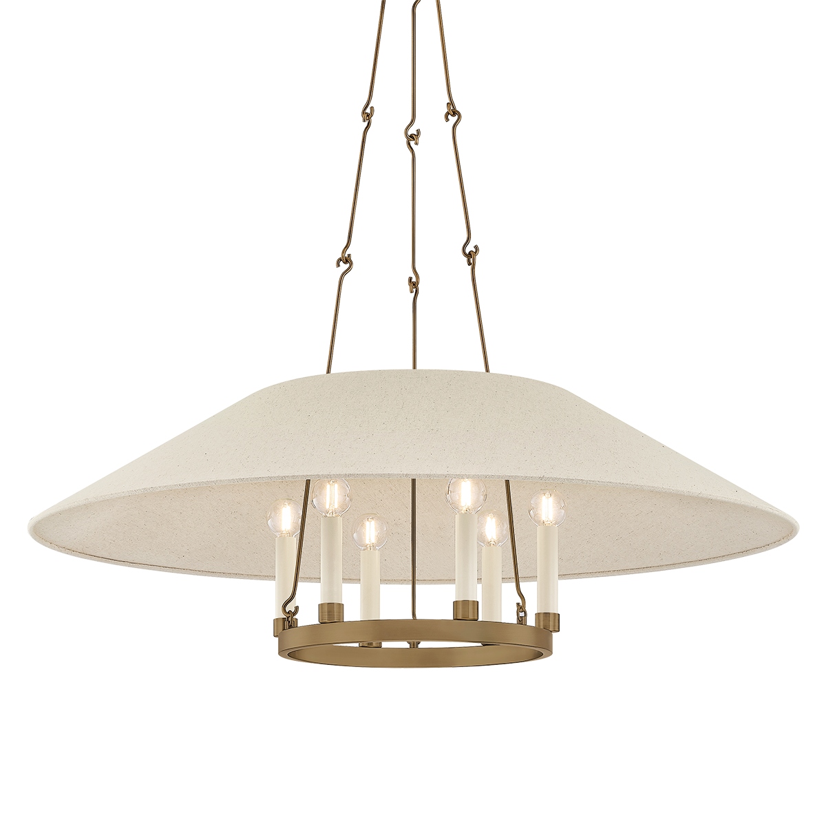 Archive Six Light Chandelier