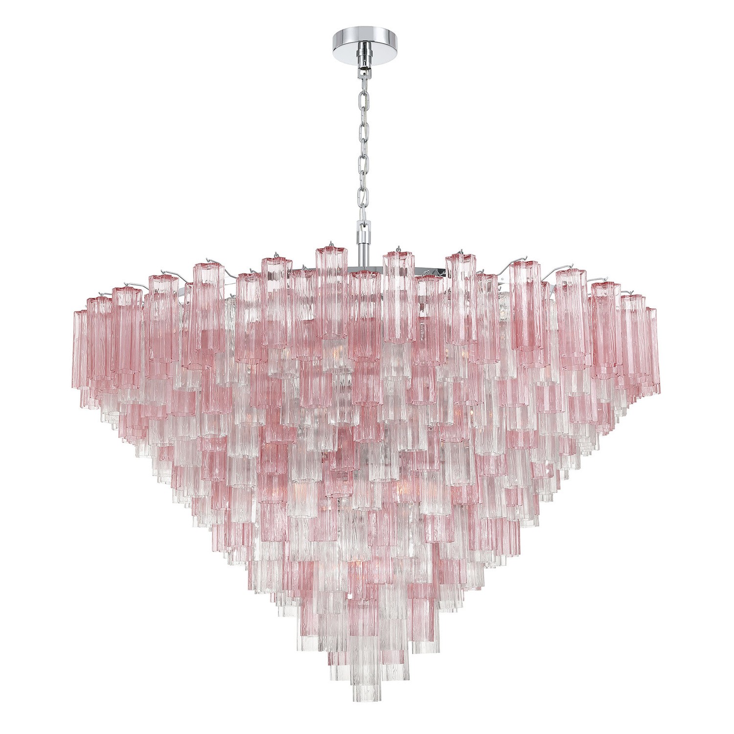 40 Light Chandelier by Crystorama - Addis Collection, Polished Chrome Finish - ADD-329-CH-SP