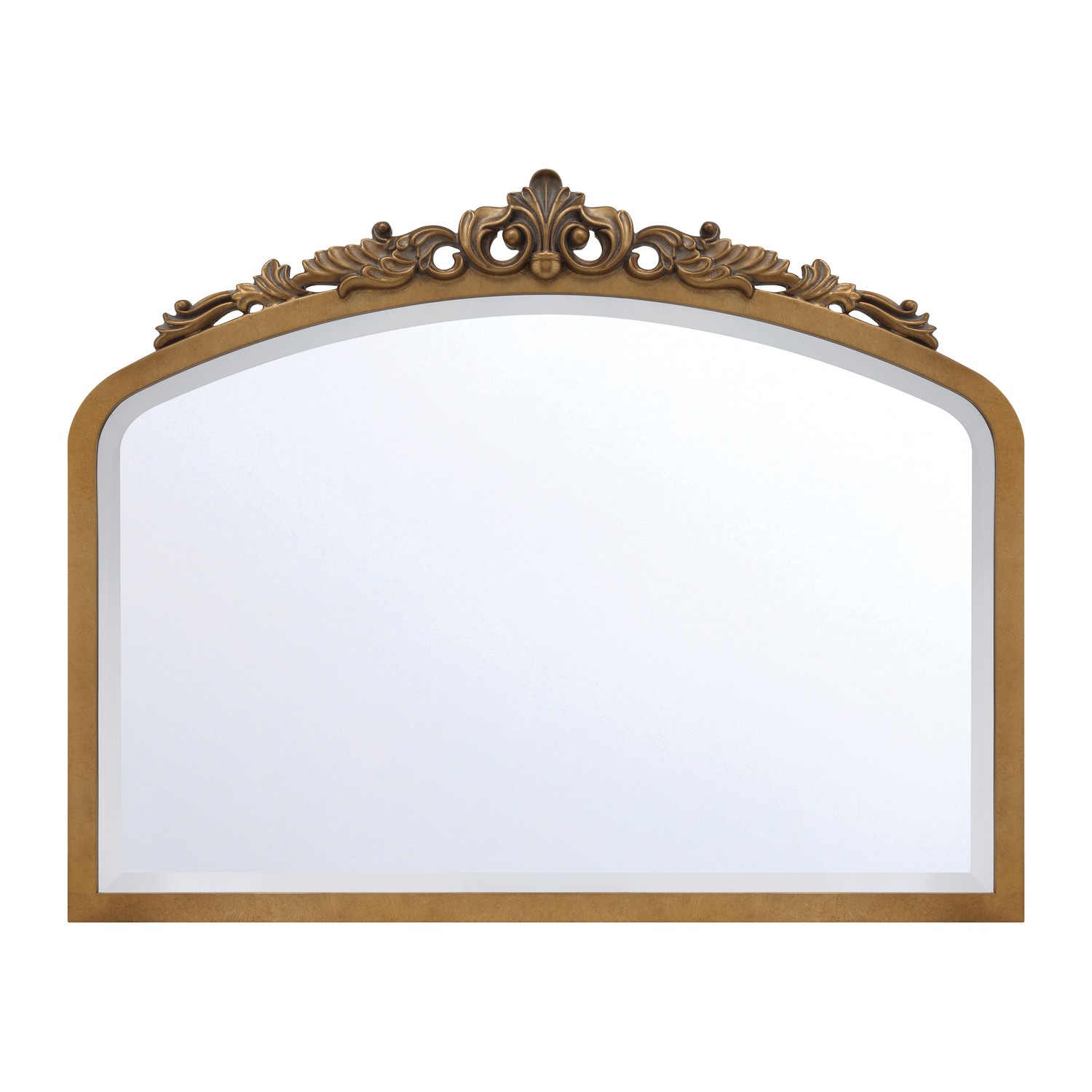 Mirror by Crystorama - Arden Collection, Burnished Brass Finish - ARN-M701-BB