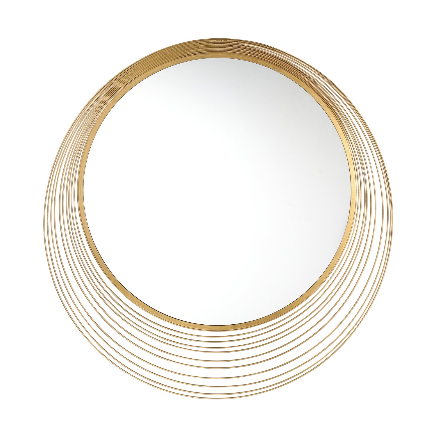 Mirror by Crystorama - Cecile Collection, Antique Gold Finish - CEC-M770-GA