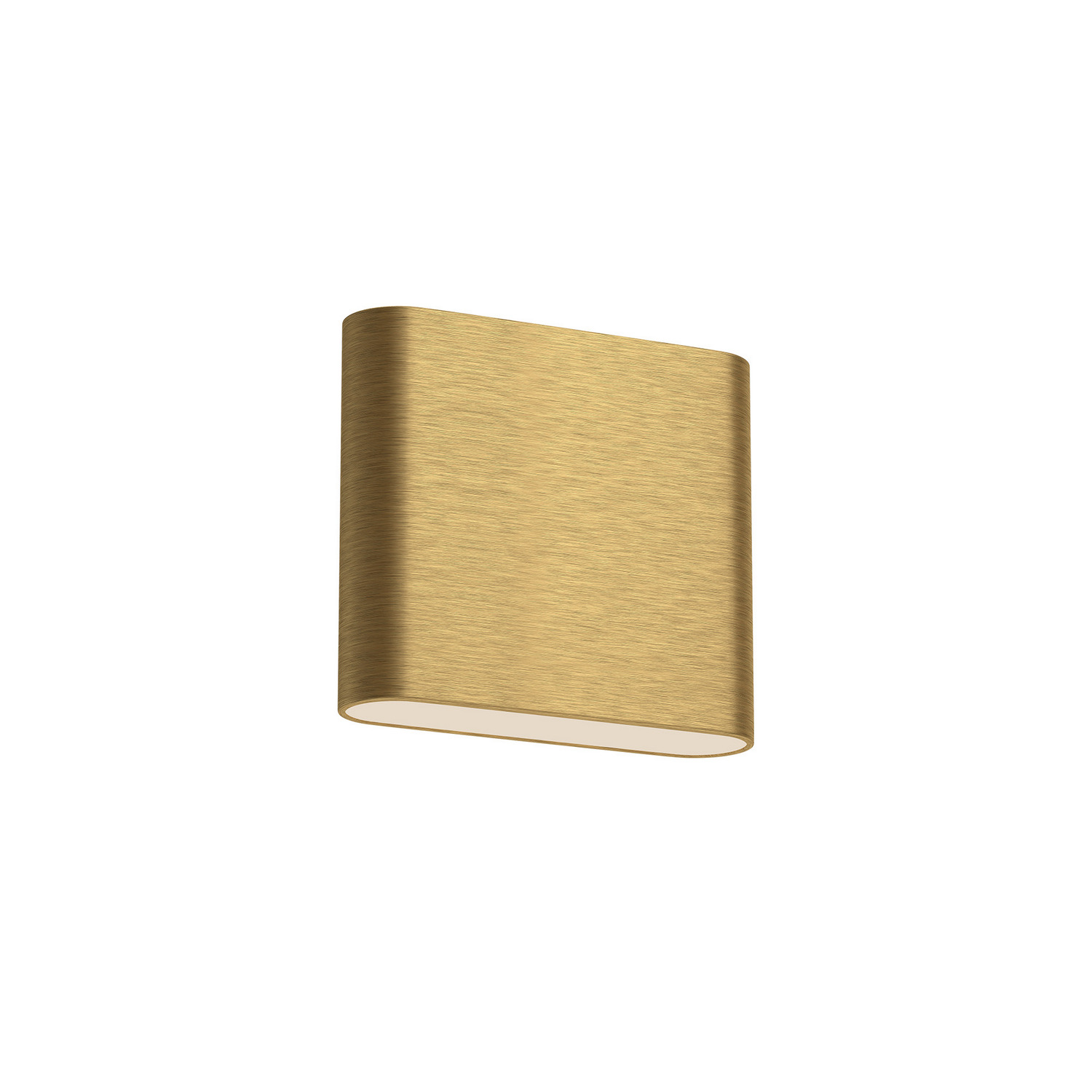 LED Wall Sconce by Kuzco Lighting - Slate Collection, Brushed Gold Finish - AT68006-BG-UNV