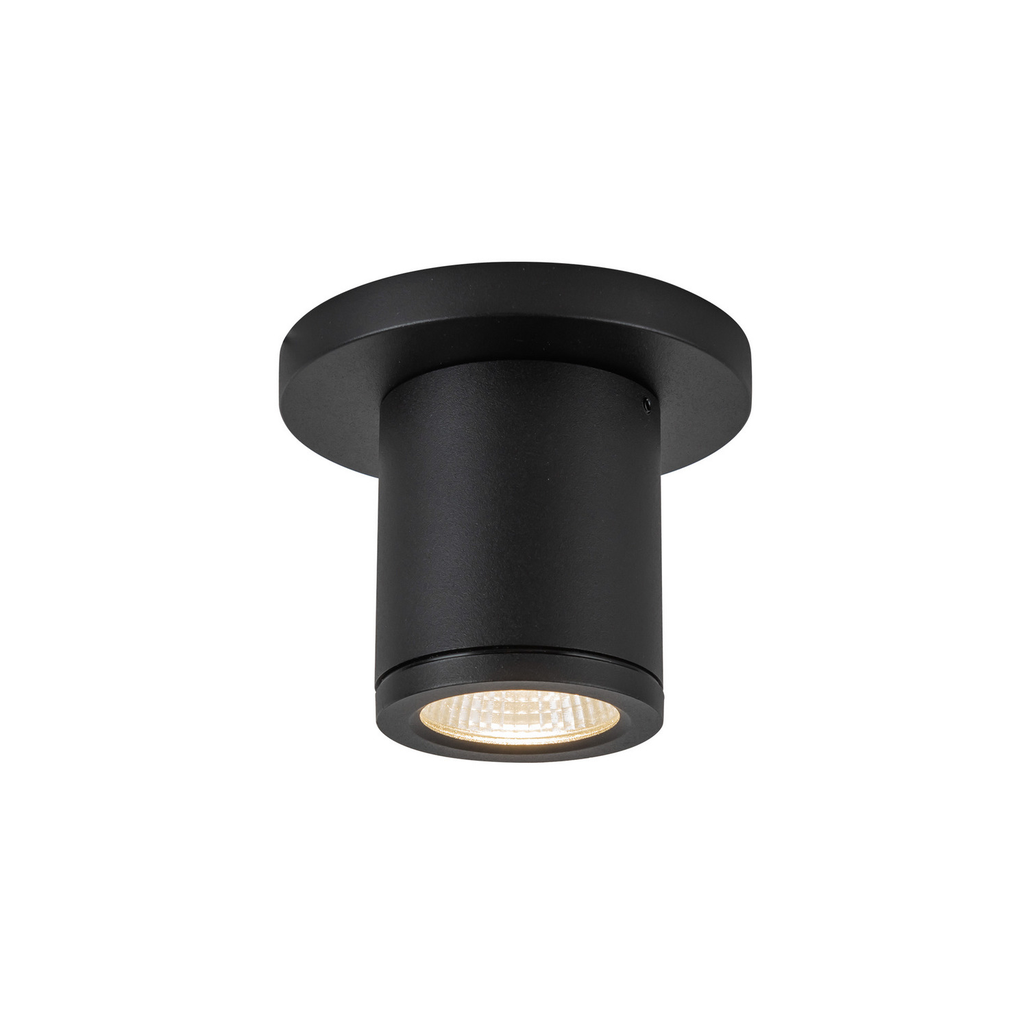 LED Outdoor Ceiling Mount by Kuzco Lighting - Nordic Collection, Black Finish - EC262103-BK