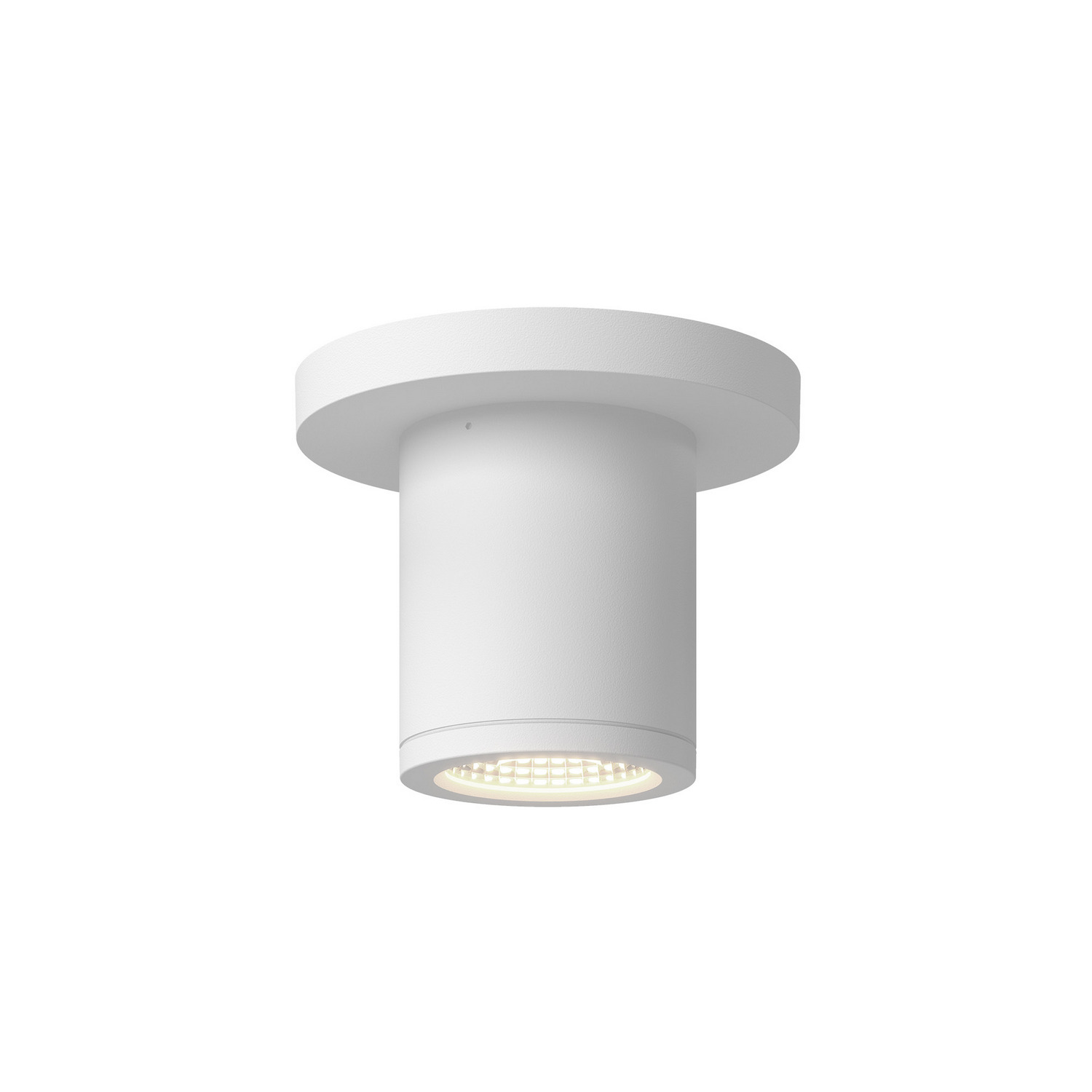 LED Outdoor Ceiling Mount by Kuzco Lighting - Nordic Collection, White Finish - EC262103-WH