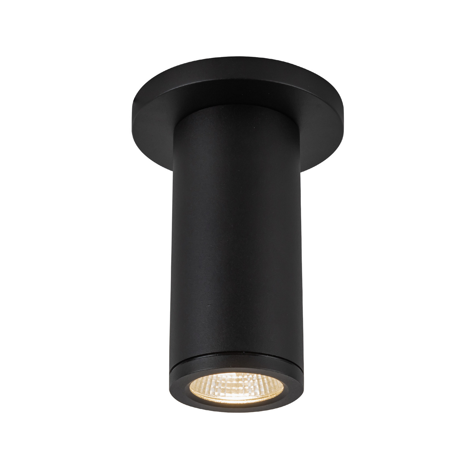 LED Outdoor Ceiling Mount by Kuzco Lighting - Nordic Collection, Black Finish - EC262106-BK