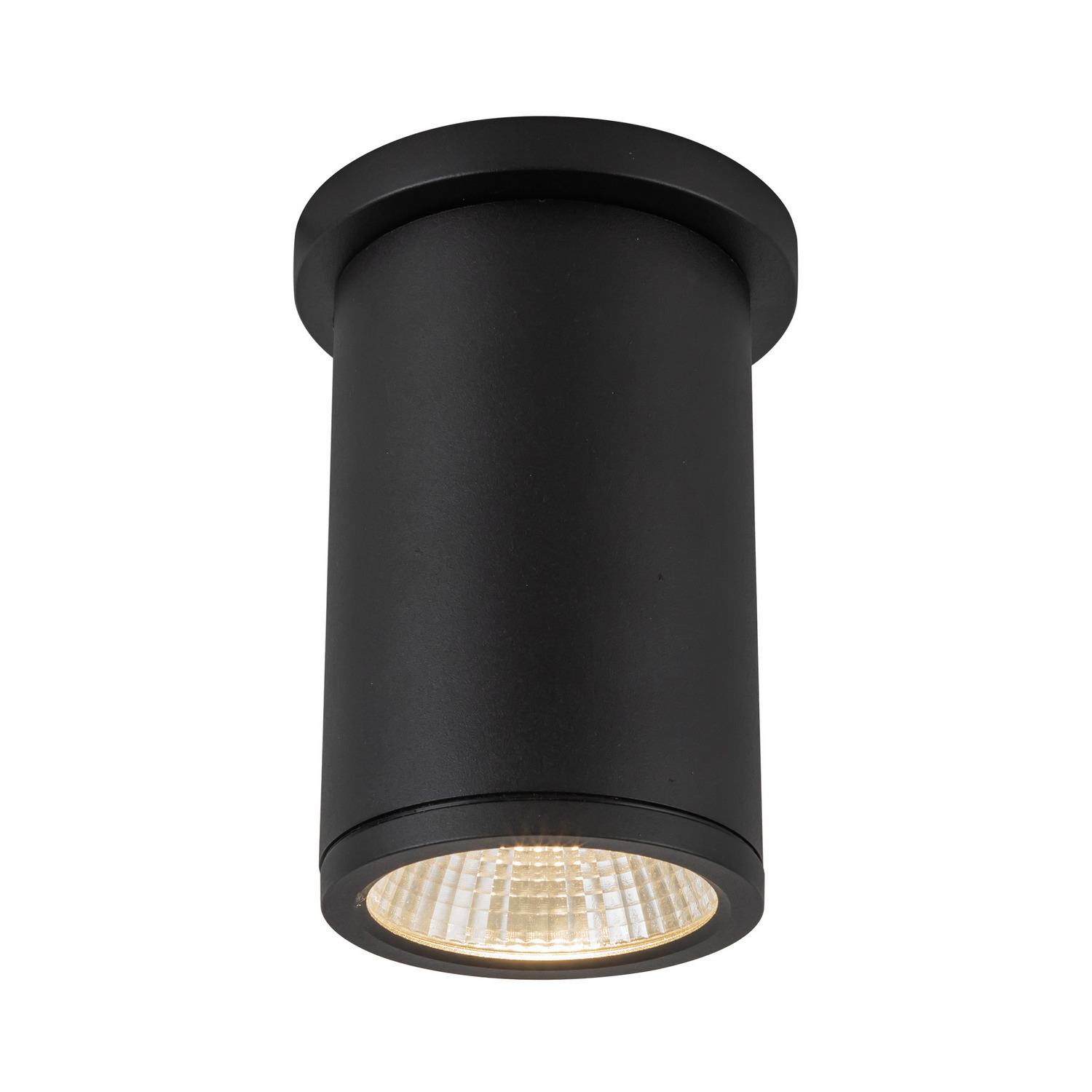 LED Outdoor Ceiling Mount by Kuzco Lighting - Nordic Collection, Black Finish - EC264106-BK