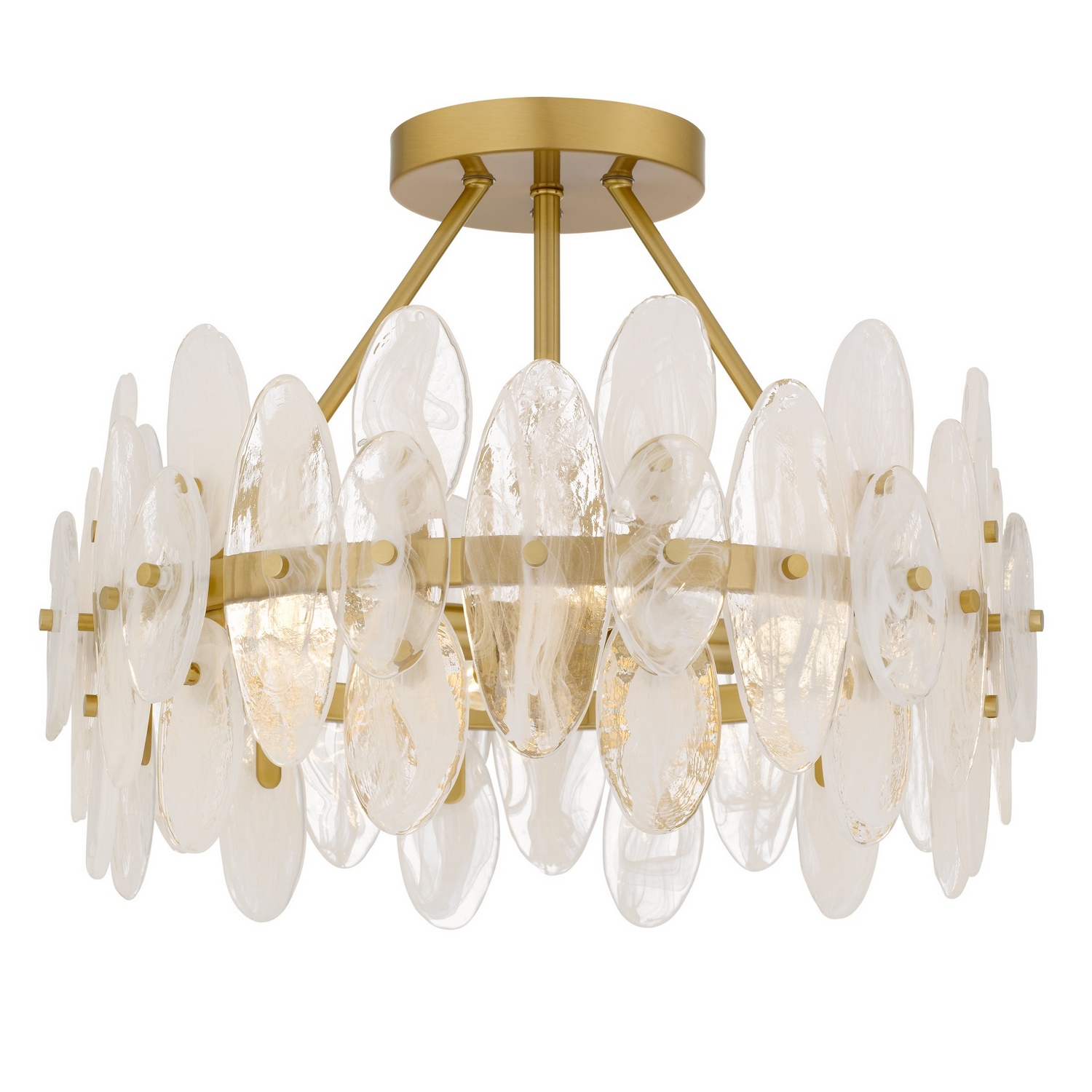 Quoizel ABI1718BRG Abigail 4 Light 18 inch Brushed Gold Semi-Flush Mount Ceiling Light