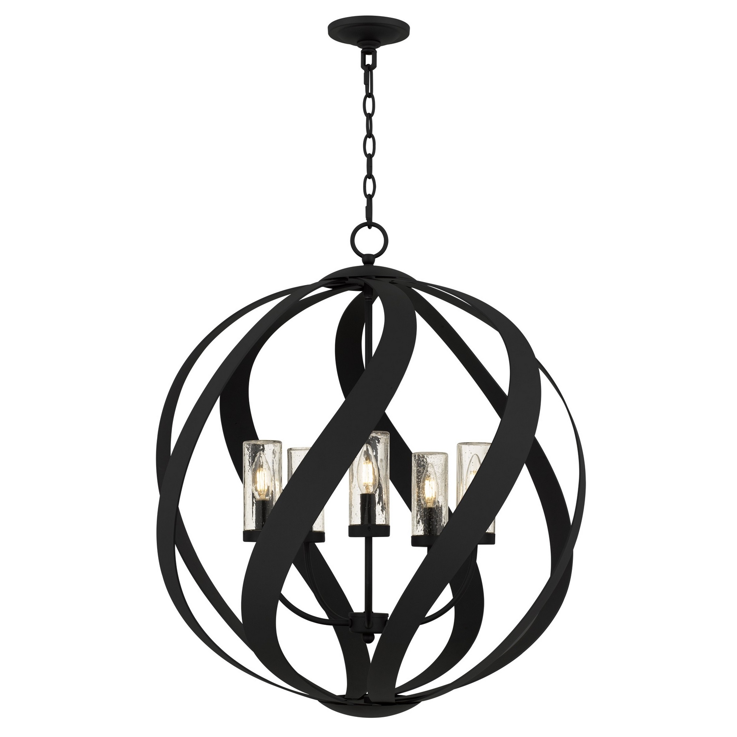 Photos - Chandelier / Lamp Quoizel Earth Black Pendant from the Blacksmith Collection BMS2826EK 