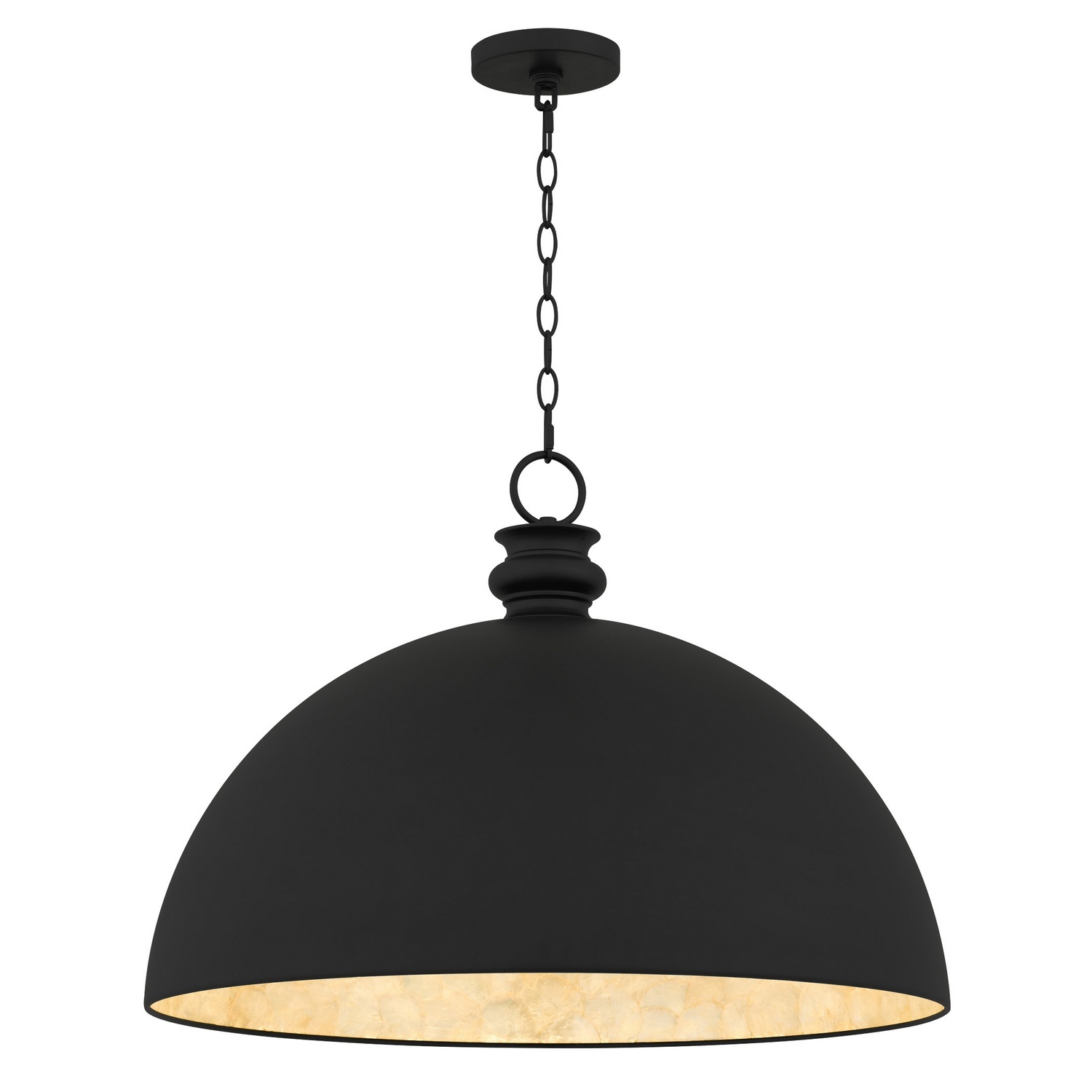 Photos - Chandelier / Lamp Quoizel Matte Black Pendant from the Braylon Collection BRAY2826MBK 