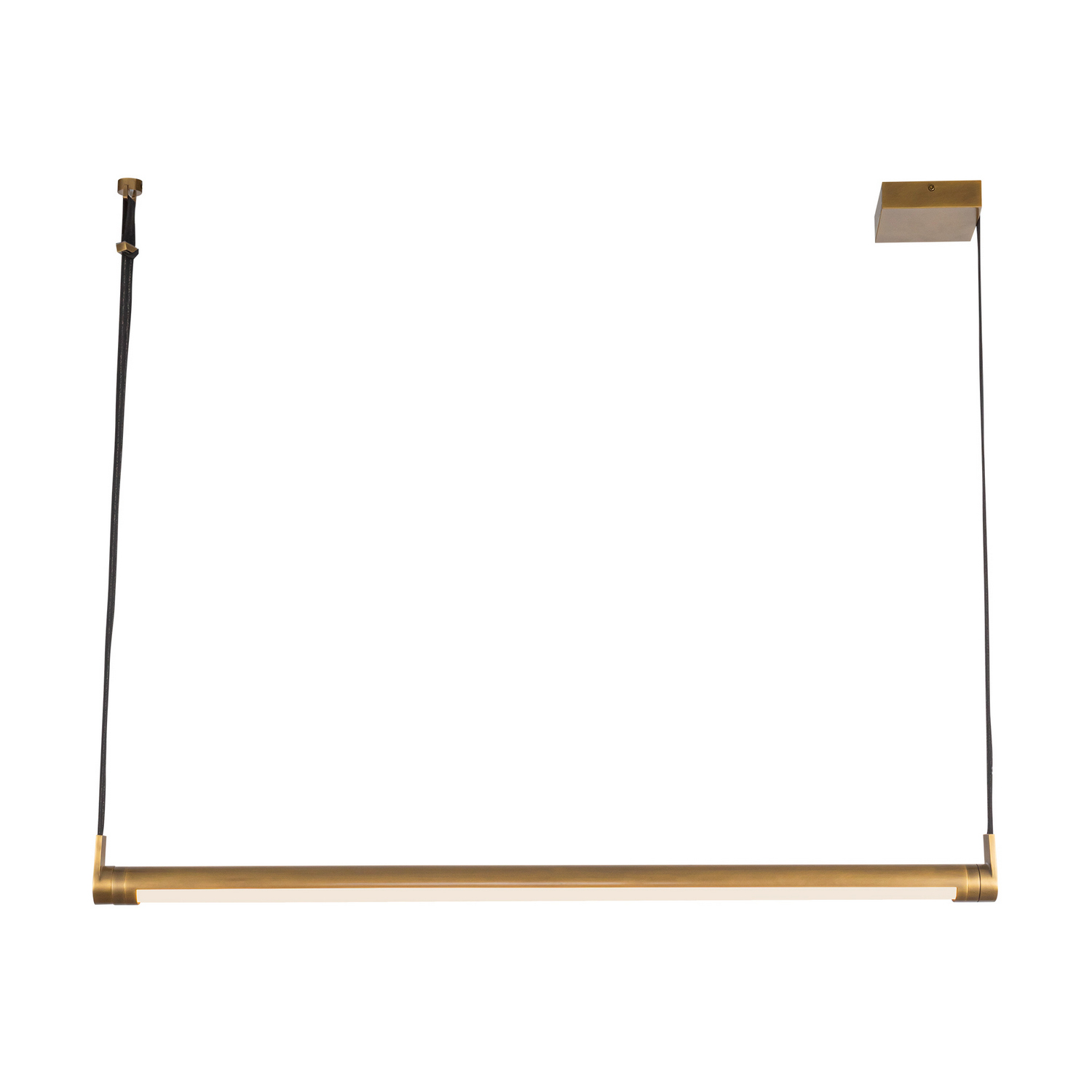 LED Linear Pendant by Kuzco Lighting - Laurence Collection, Vintage Brass Finish - LP46841-VB-UNV