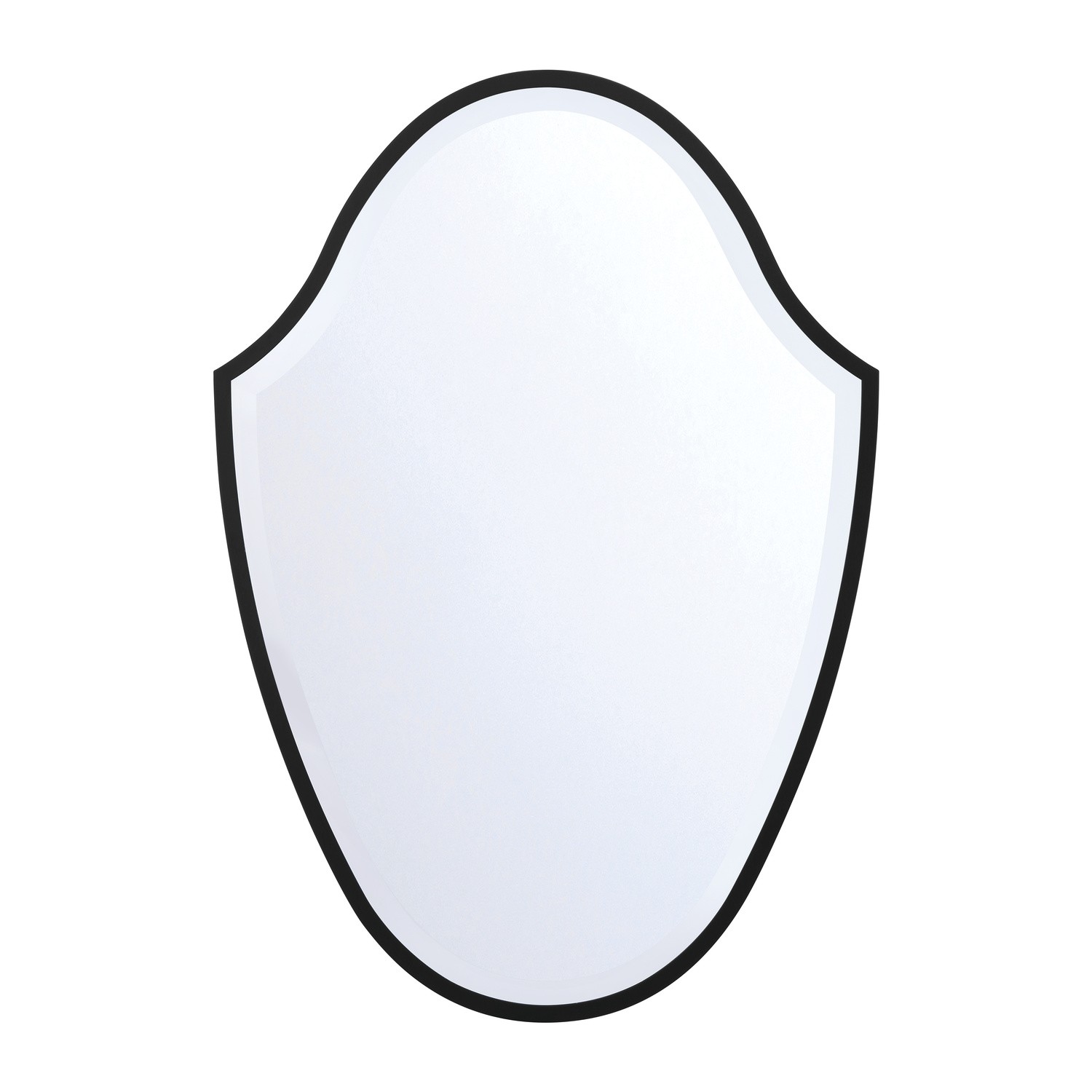 Mirror by Crystorama - Lindee Collection, Matte Black Finish - LIN-M428-MK