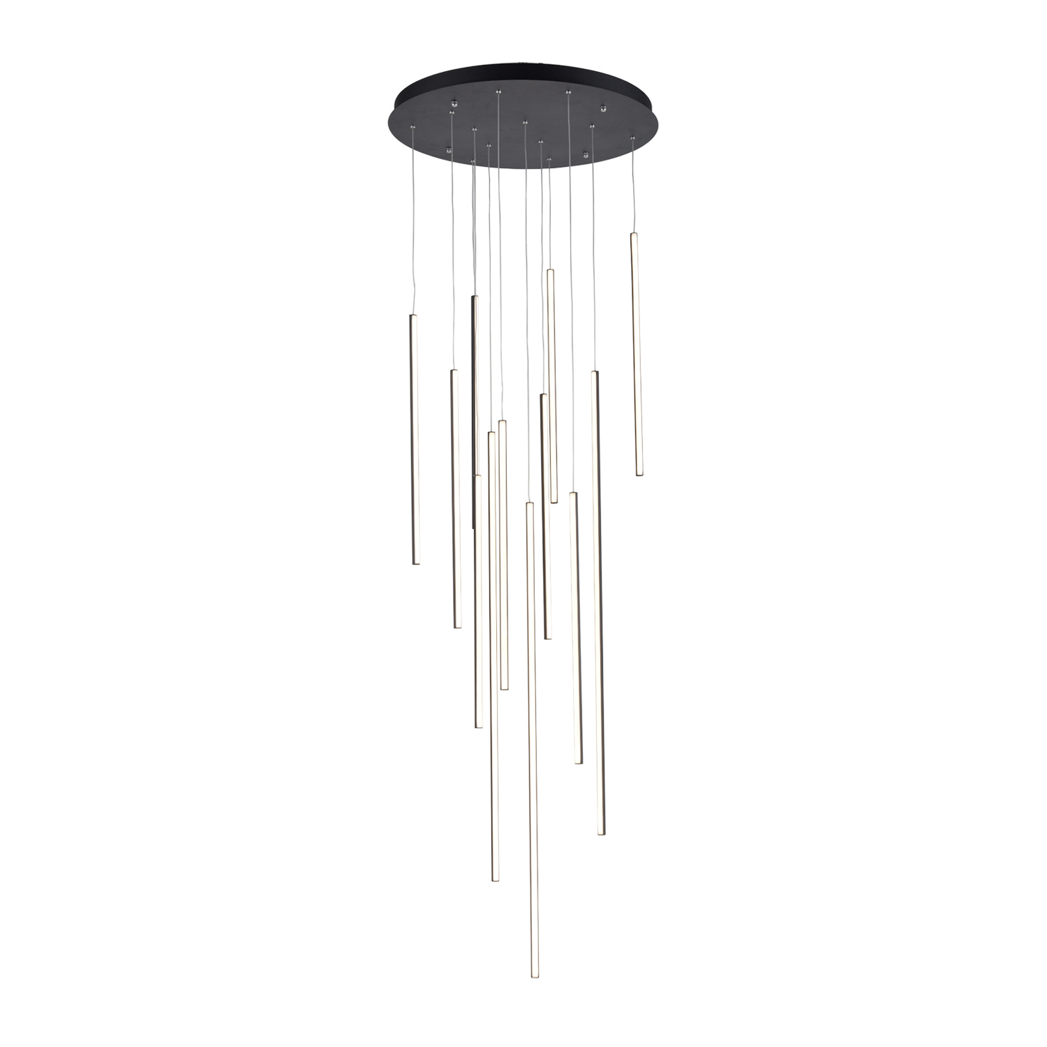 LED Pendant by Kuzco Lighting - Chute Collection, Black Finish - MP14924-BK-UNV-010