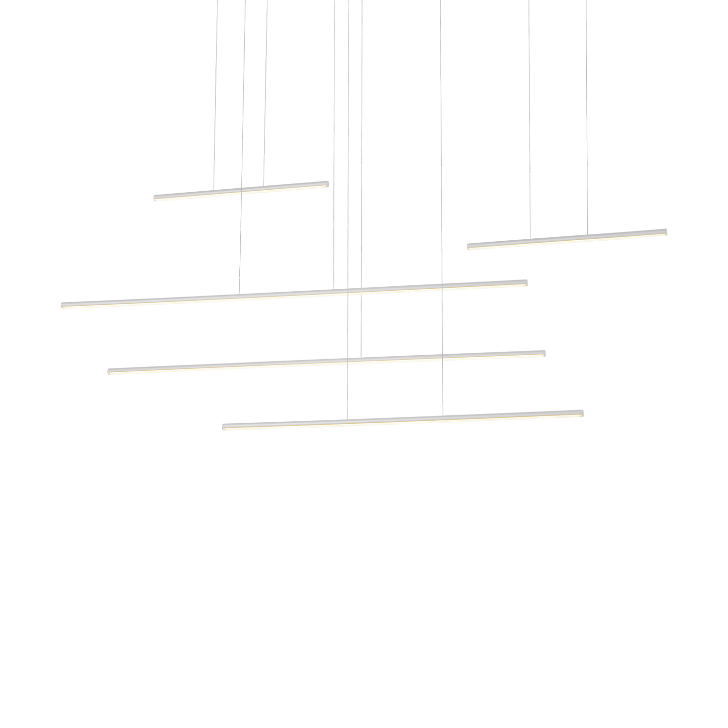 LED Pendant by Kuzco Lighting - Chute Motion Collection, White Finish - MP14960-WH-UNV-010