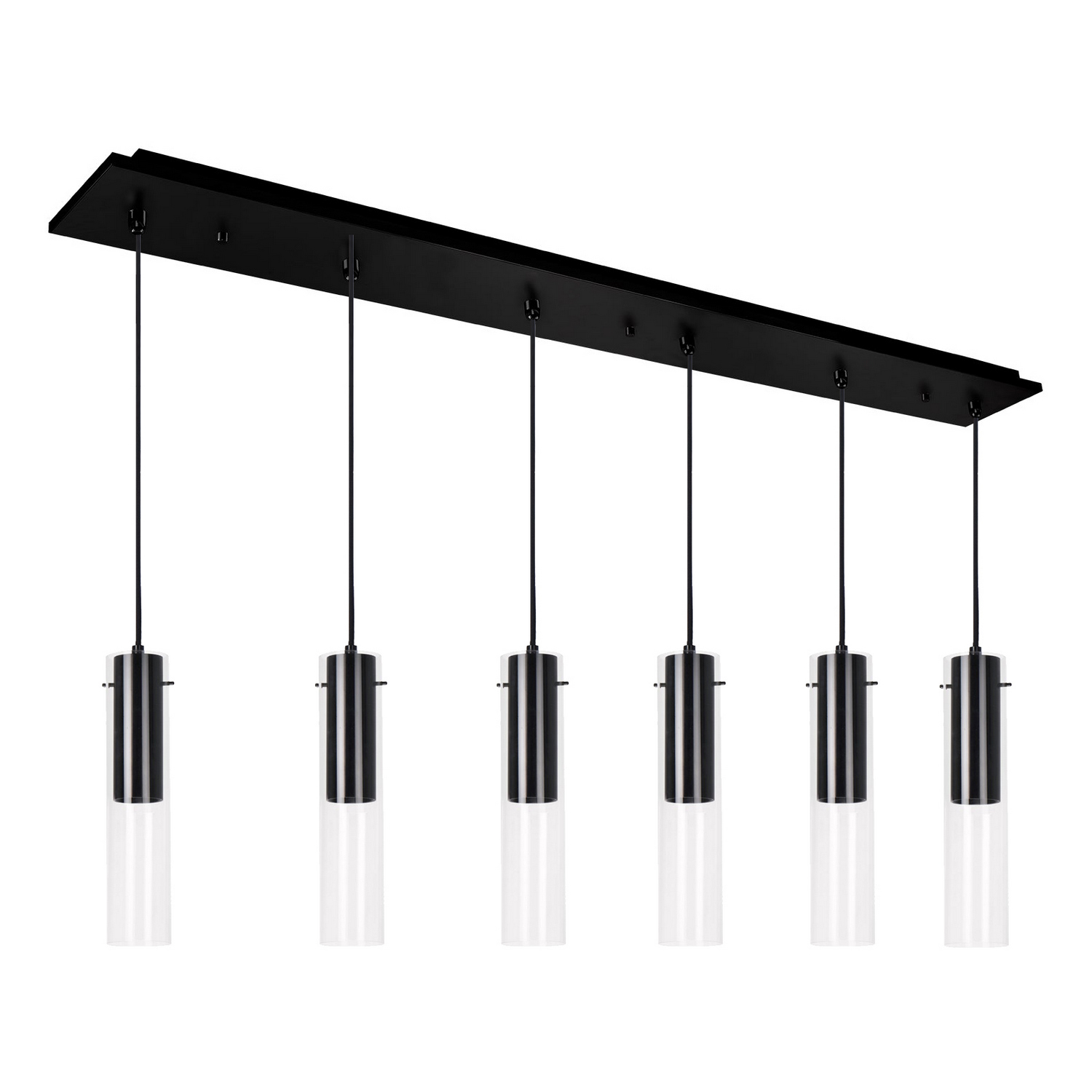 Black Led Pendant F…