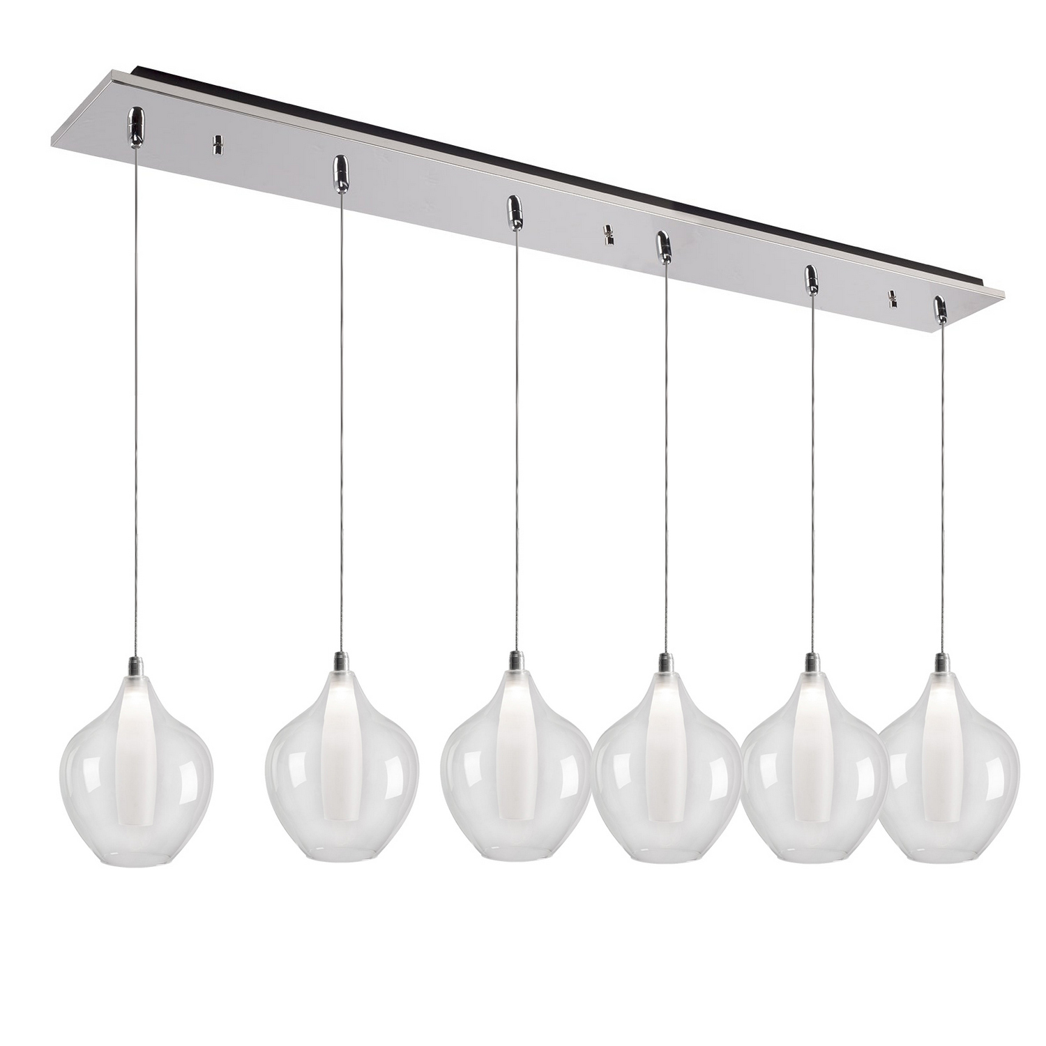 Chrome LED Pendant from the Victoria Collection