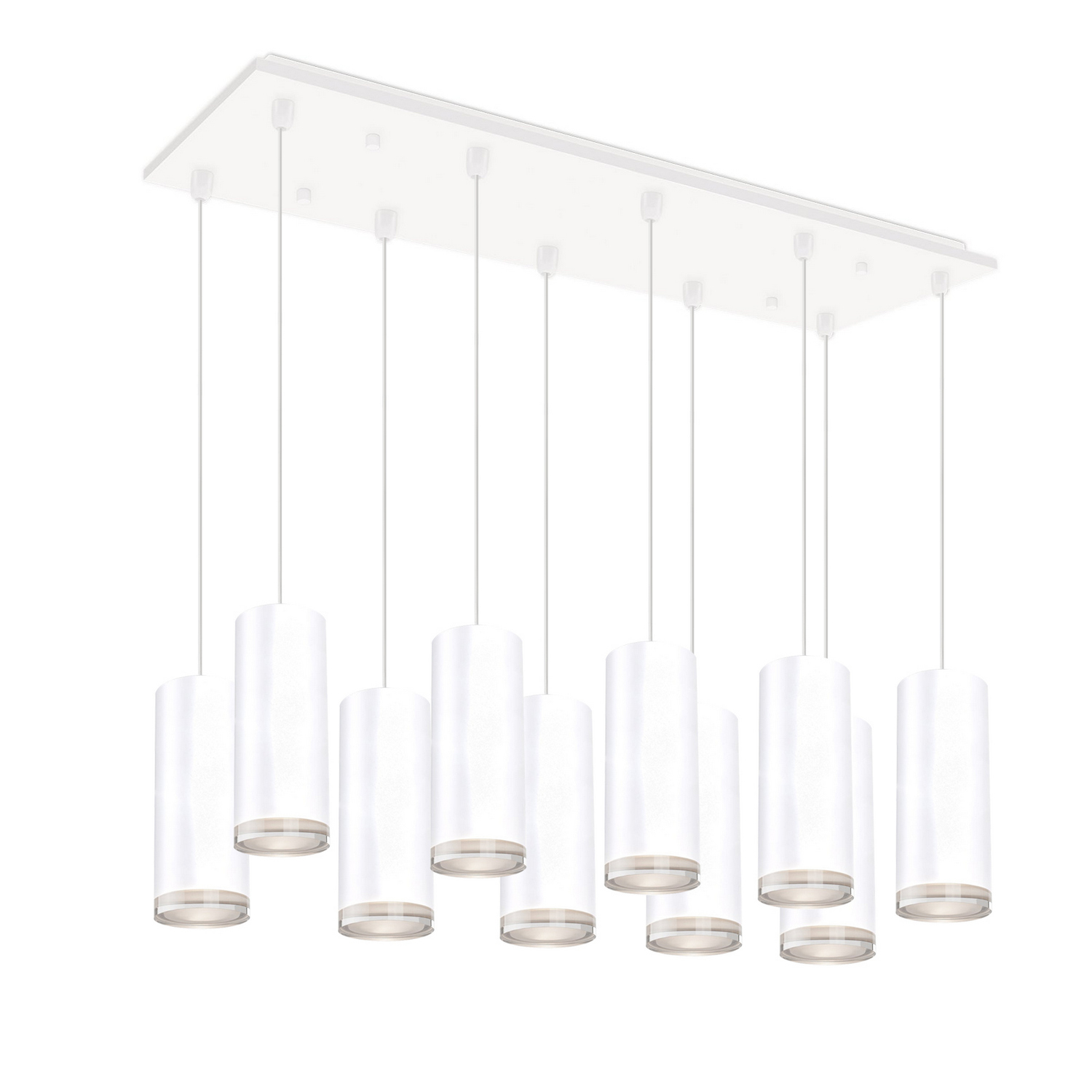 White LED Pendant from the Cameo Collection