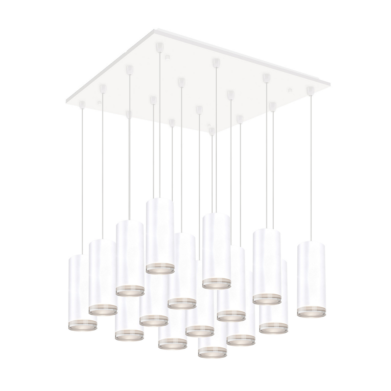 LED Pendant by Kuzco Lighting - Cameo Collection, White Finish - MP401431WH-16
