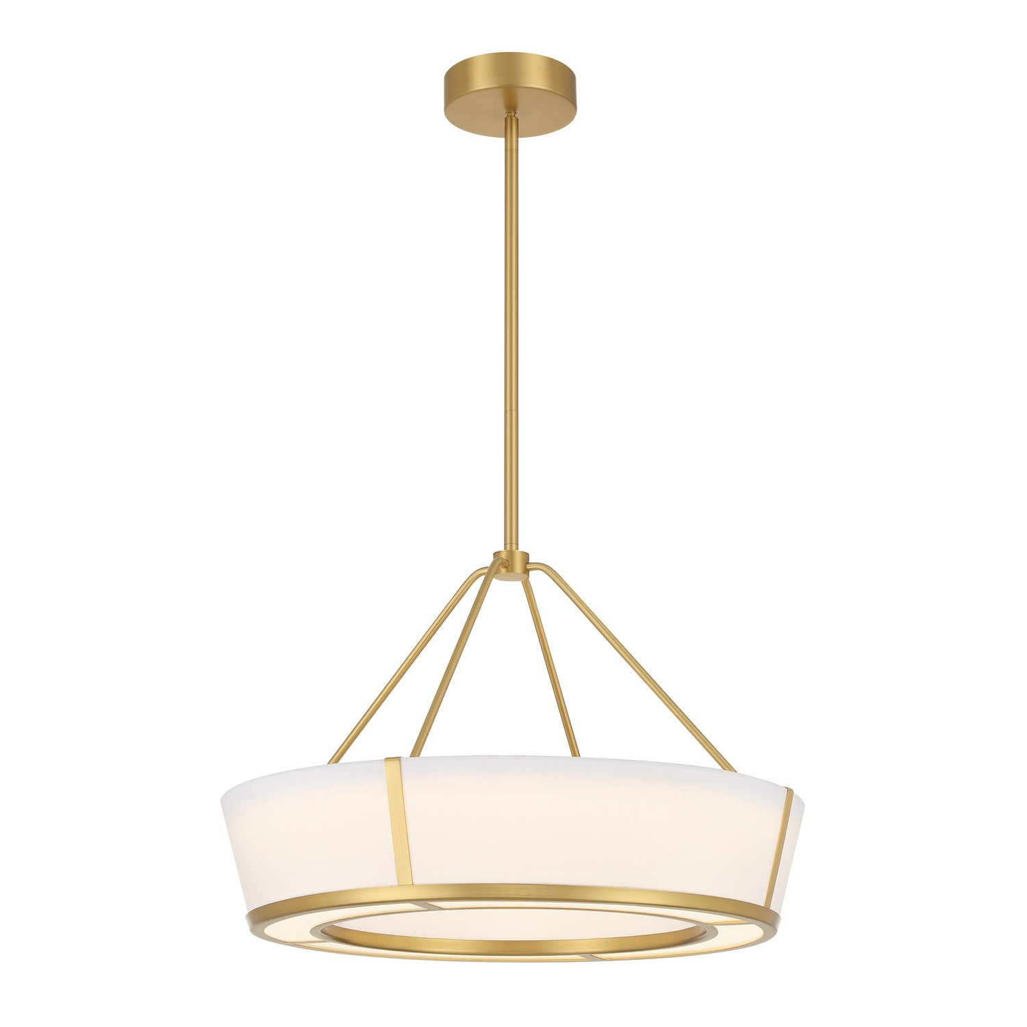 Photos - Chandelier / Lamp ROYCE Crystorama Luxe Gold LED Pendant from the  Collection RYC-8106-LG 