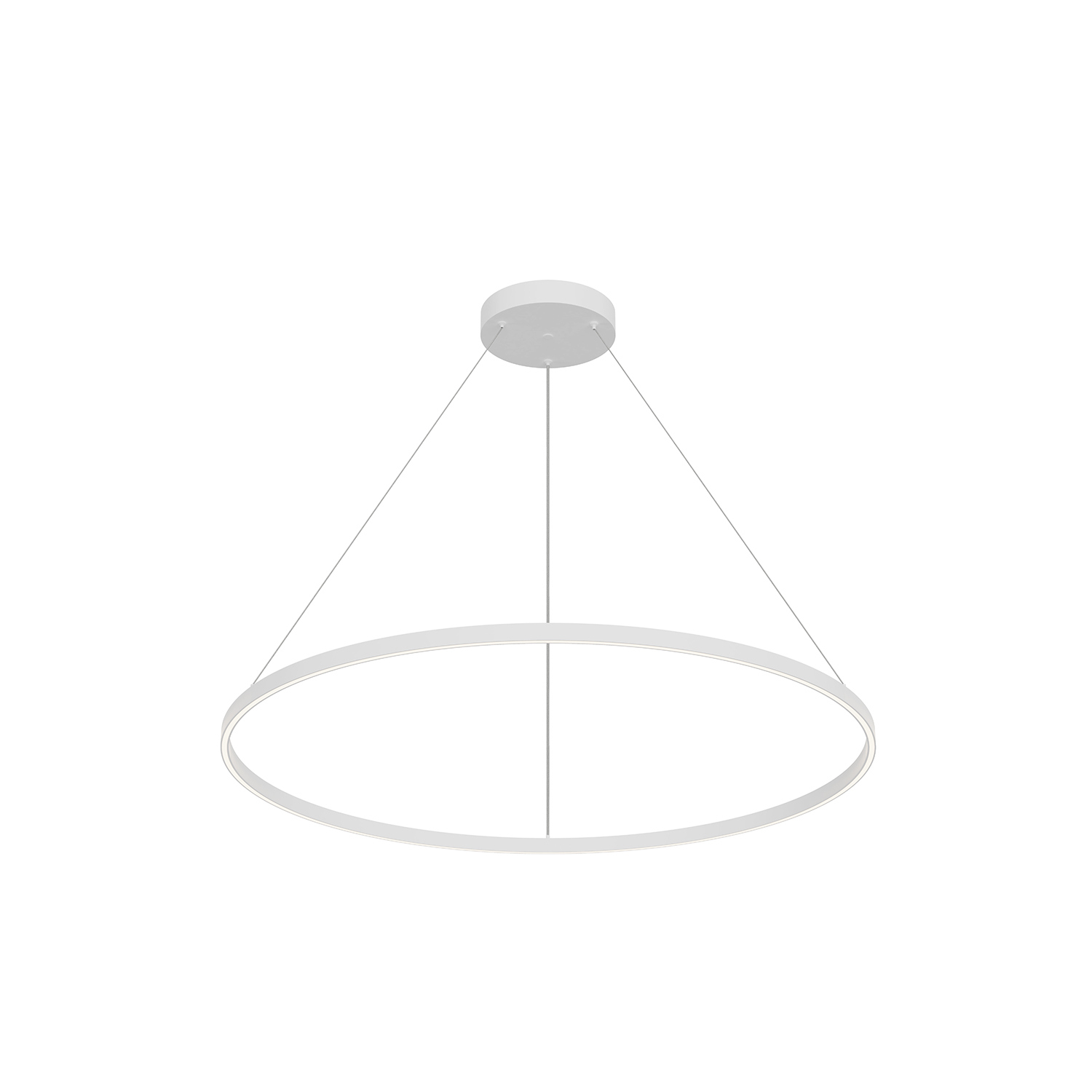 LED Pendant by Kuzco Lighting - Cerchio Collection, White Finish - PD87748-WH-UNV-010