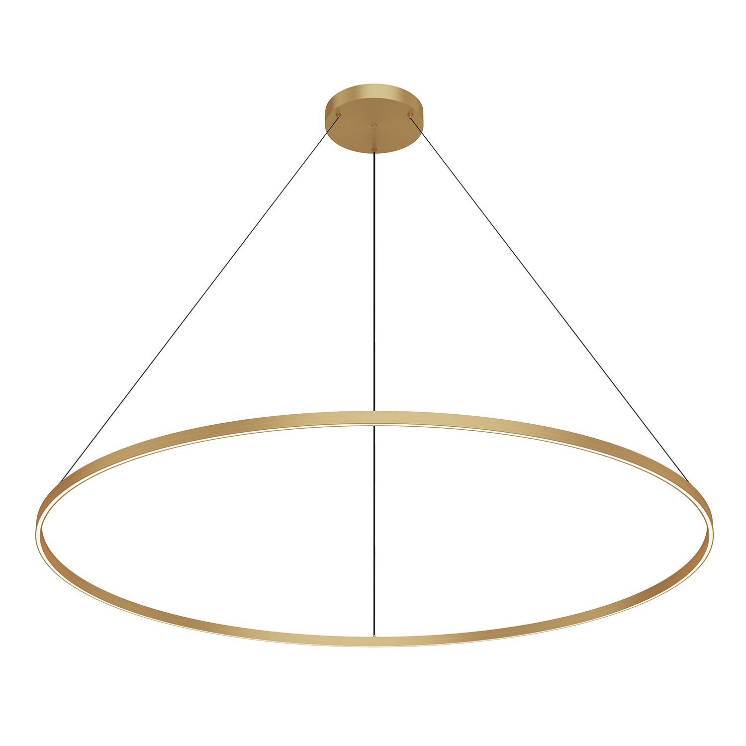 LED Pendant by Kuzco Lighting - Cerchio Collection, Brushed Gold Finish - PD87772-BG-UNV-010