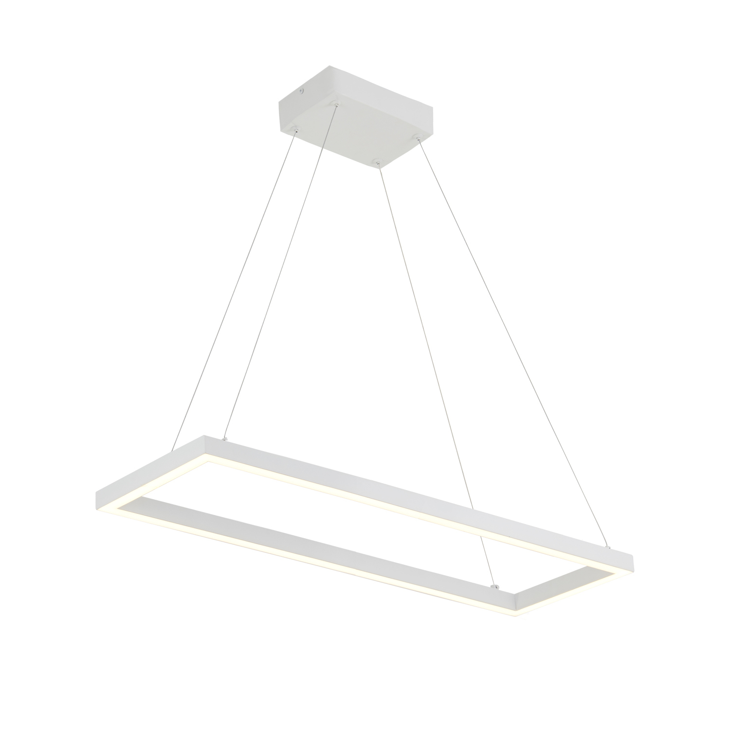 White LED Pendant from the Piazza Collection