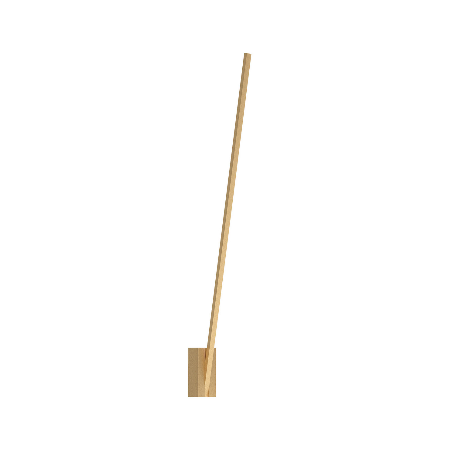 LED Wall Sconce by Kuzco Lighting - Lever Collection, Brushed Gold Finish - WS13748-BG-UNV