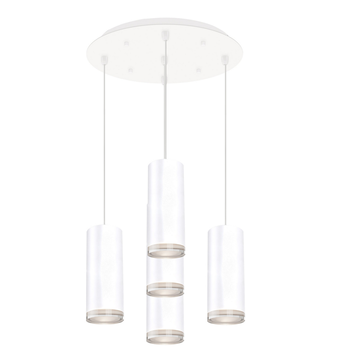 White LED Pendant from the Cameo Collection