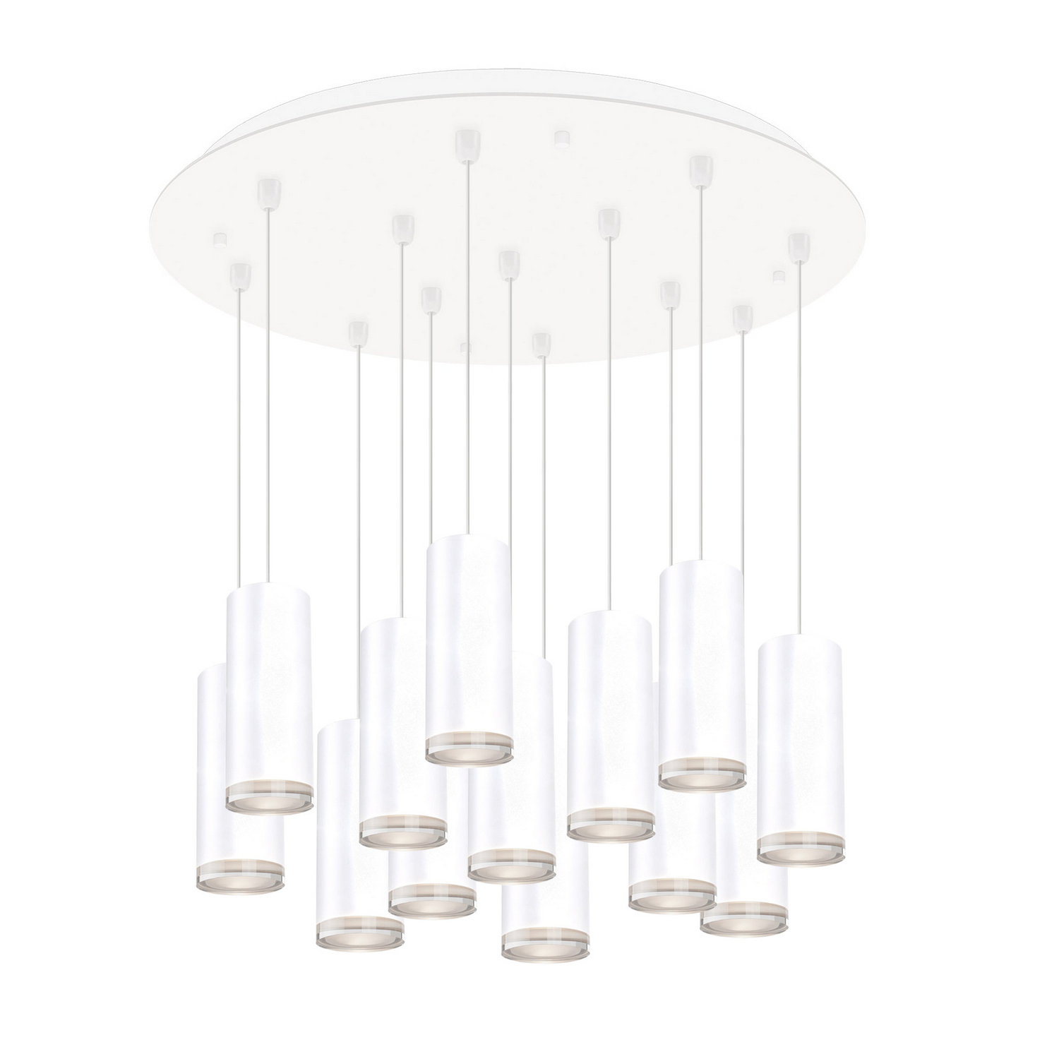 White LED Pendant from the Cameo Collection