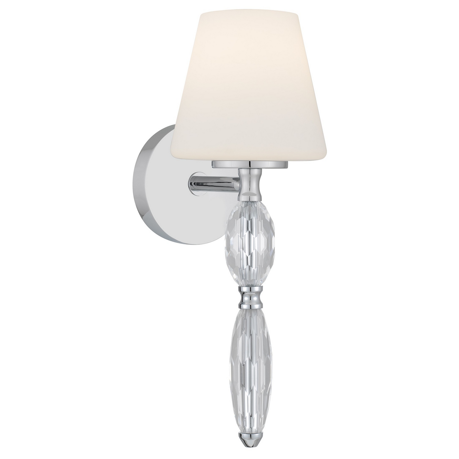 Photos - Chandelier / Lamp Quoizel Polished Chrome Wall Sconce from the Stone Collection STON8706C 