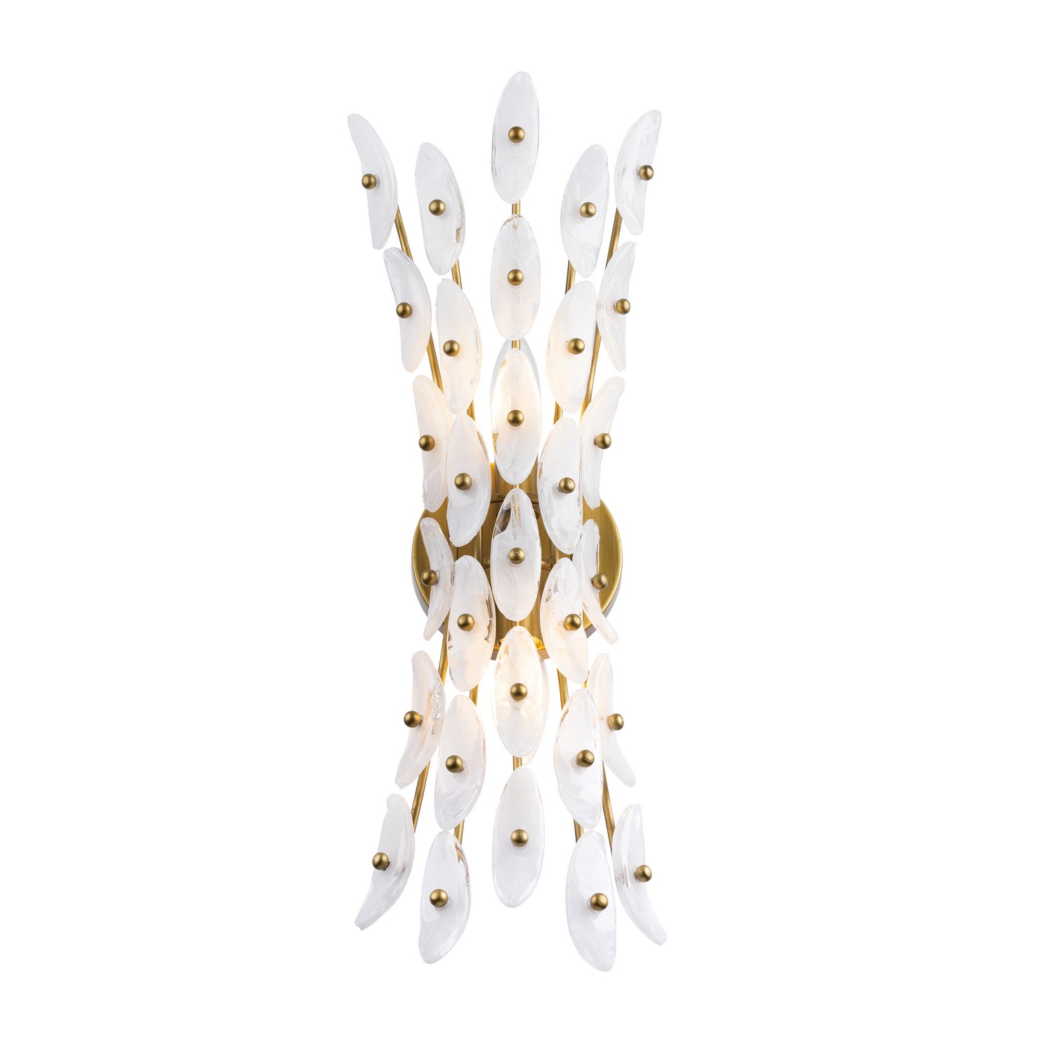 Photos - Chandelier / Lamp Legacy Metropolitan Painted Brass Wall Sconce from the Sorra Collection N3402-870