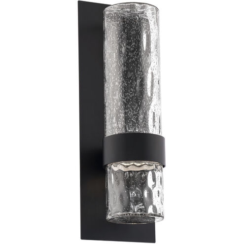Photos - Chandelier / Lamp Modern Forms Black LED Outdoor Wall Sconce from the Beacon Collection WS-W92318-BK