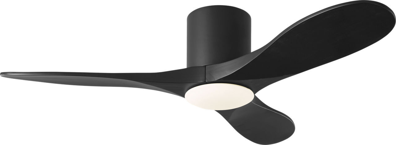 Visual Comfort Fan Collection 3MAVHSM44MBKMBKD Maverick 44 inch Midnight Black Ceiling Fan
