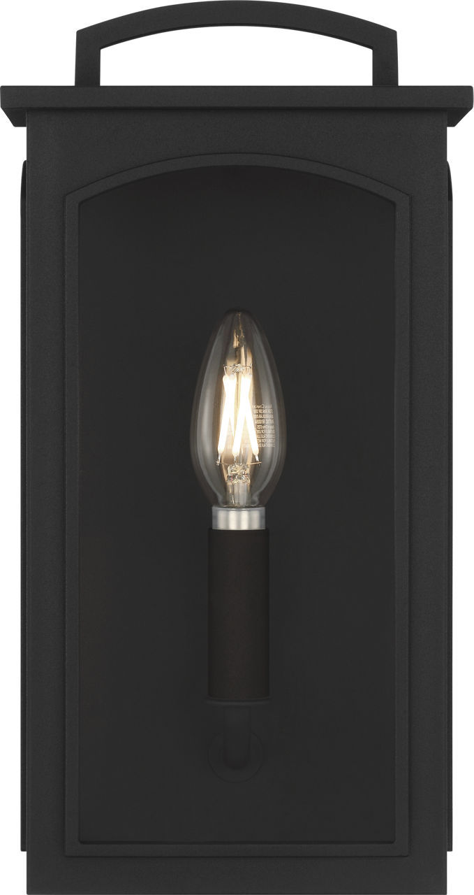 Visual Comfort Studio Modesto 1-Light Outdoor Wall Light in Textured Black