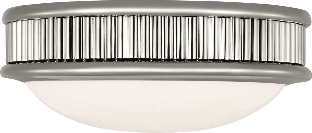 Polished Nickel Polished Nickel LED Flush Mount from the Ritz Collection