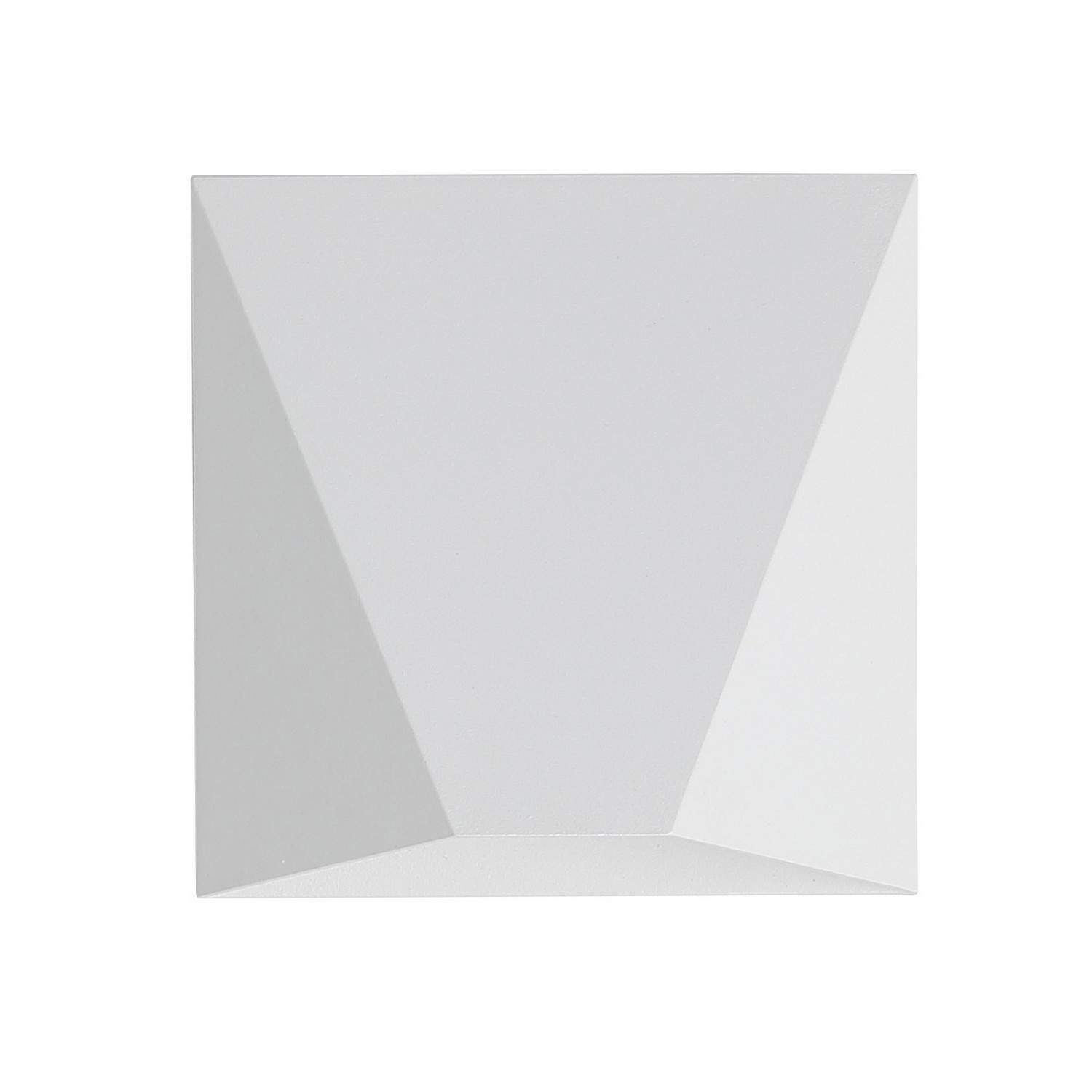 Avenue Lighting Geometric 1-Light Outdoor Wall Light in White