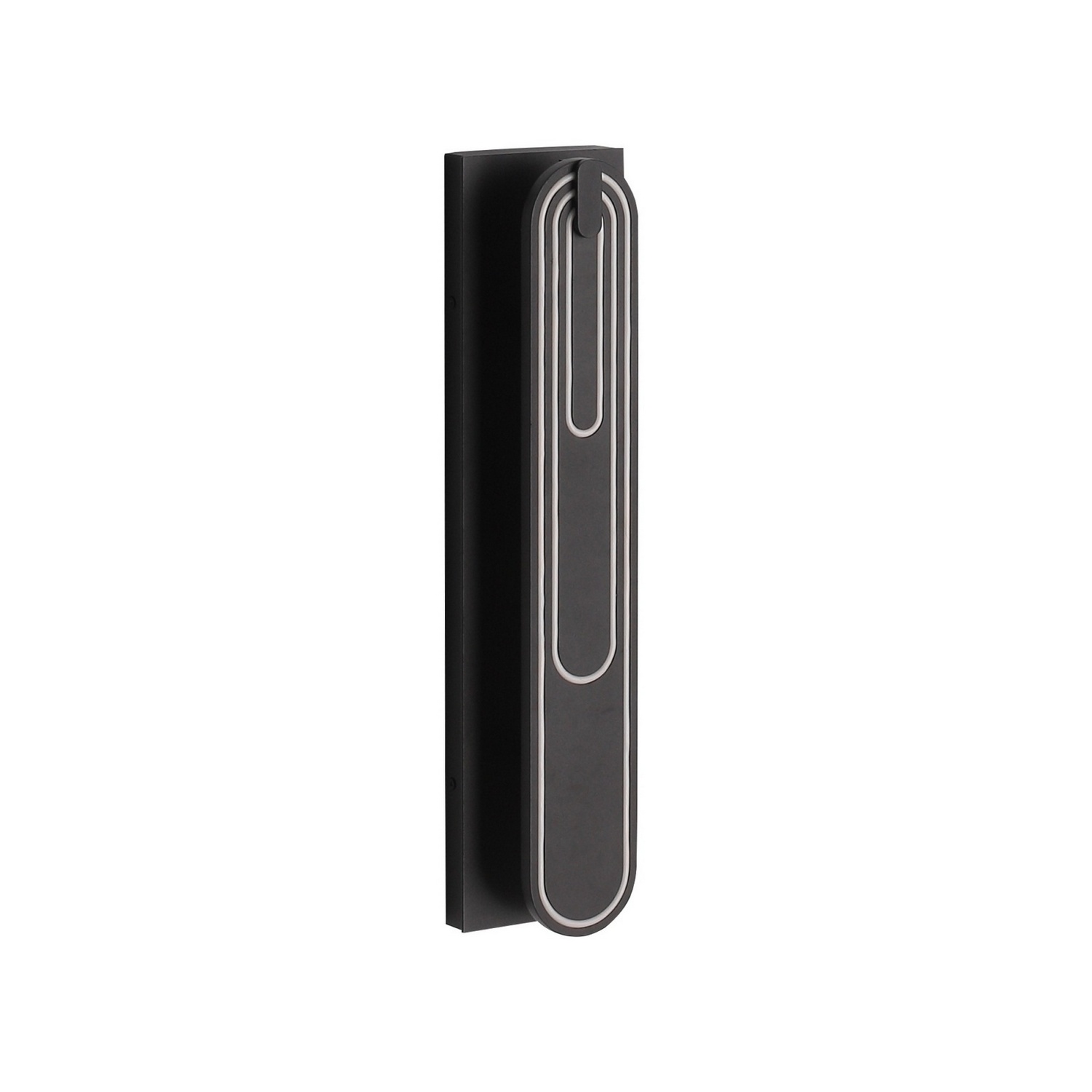Black LED Wall Sconce from the Avenue Outdoor Collection