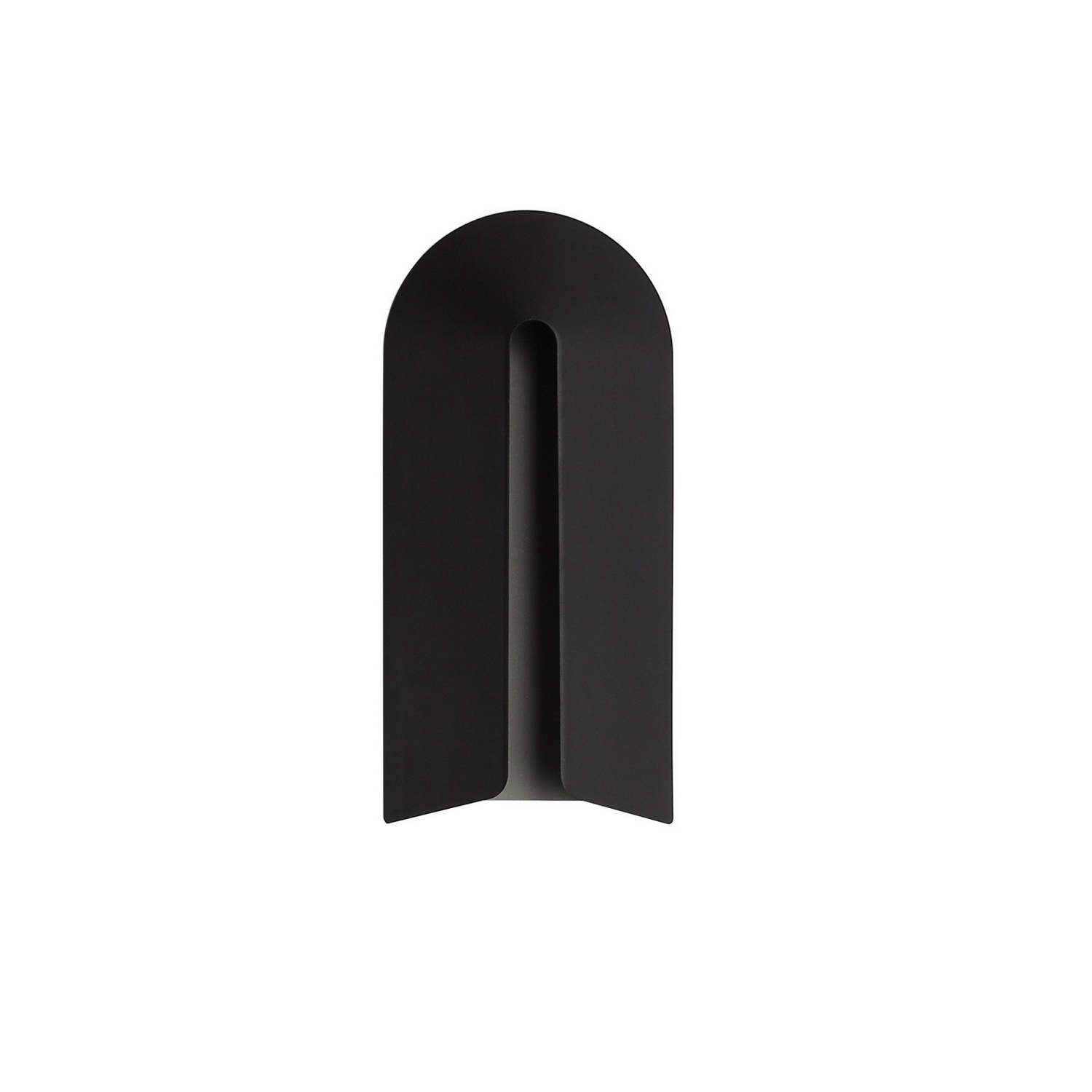 Avenue Lighting Curved Top 1-Light Outdoor Wall Light in Black
