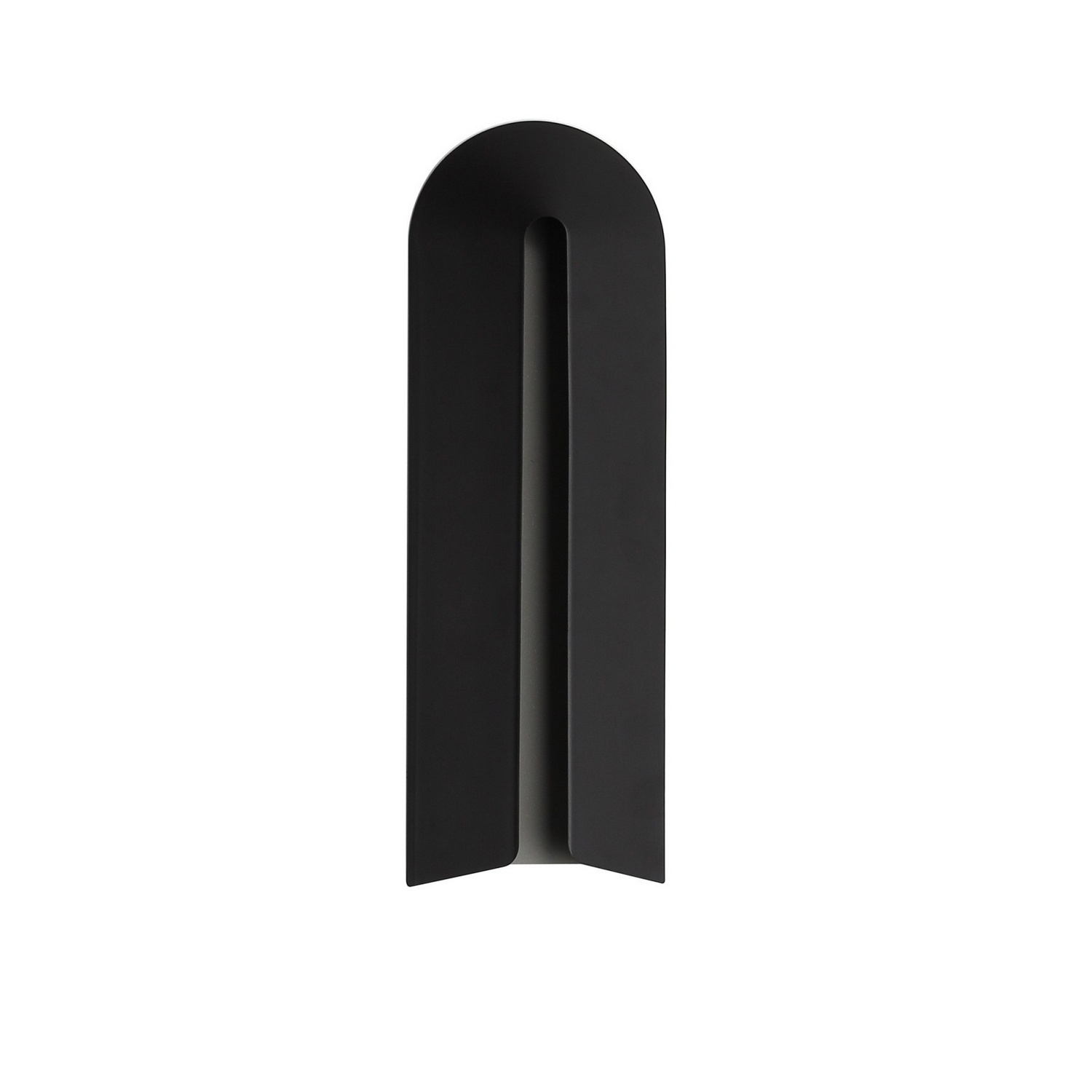 Avenue Lighting Curved Top 1-Light Outdoor Wall Light in Black